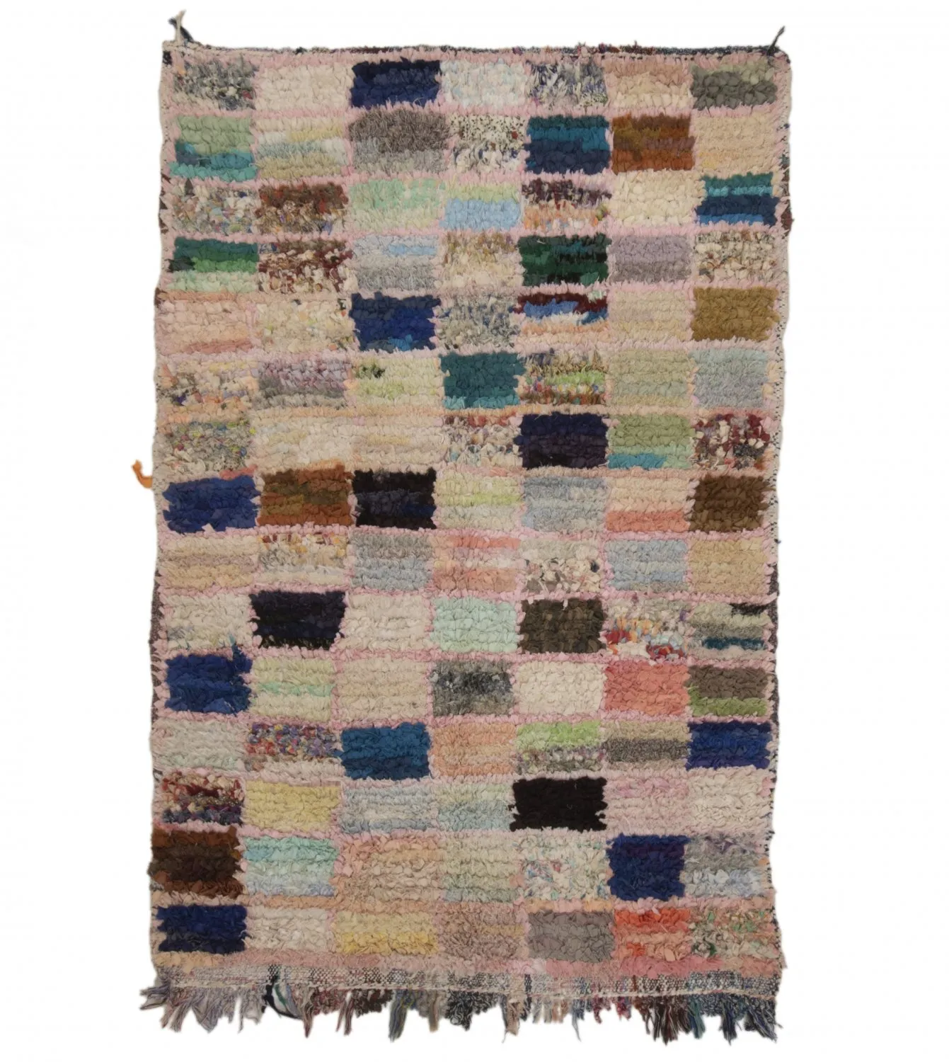 Marokkaanse Berber tapijt Boucherouite 170 x 115 cm