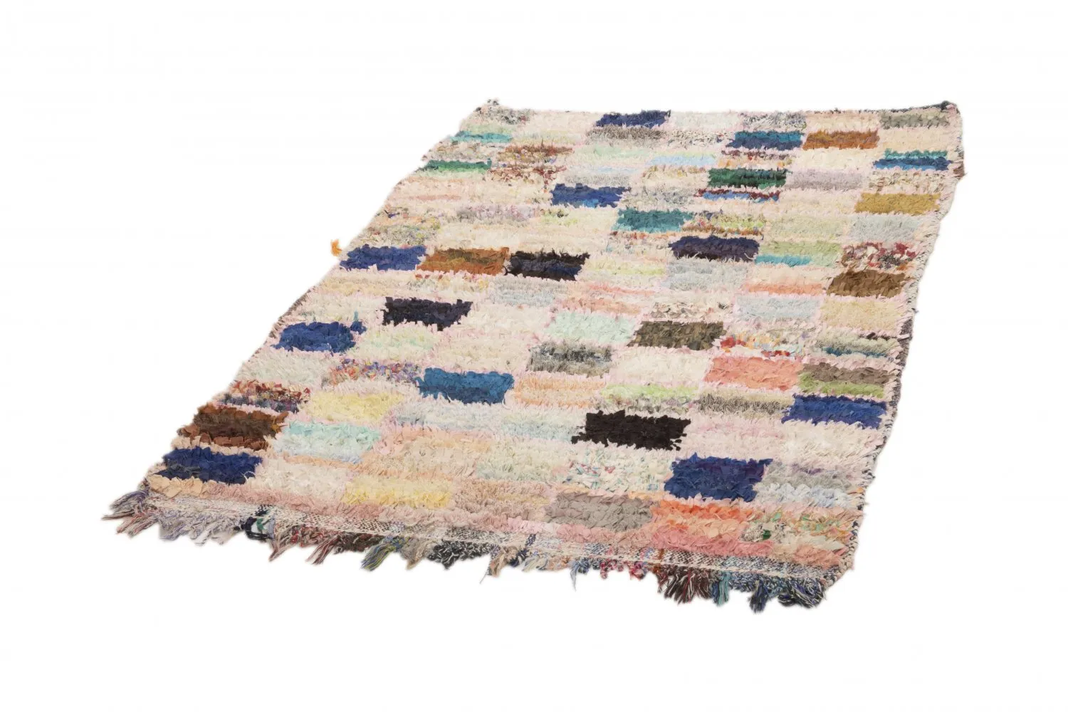 Marokkaanse Berber tapijt Boucherouite 170 x 115 cm