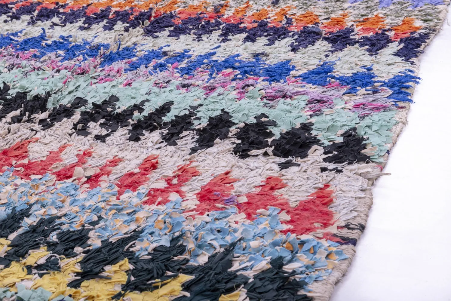 Marokkaanse Berber tapijt Boucherouite 230 x 125 cm