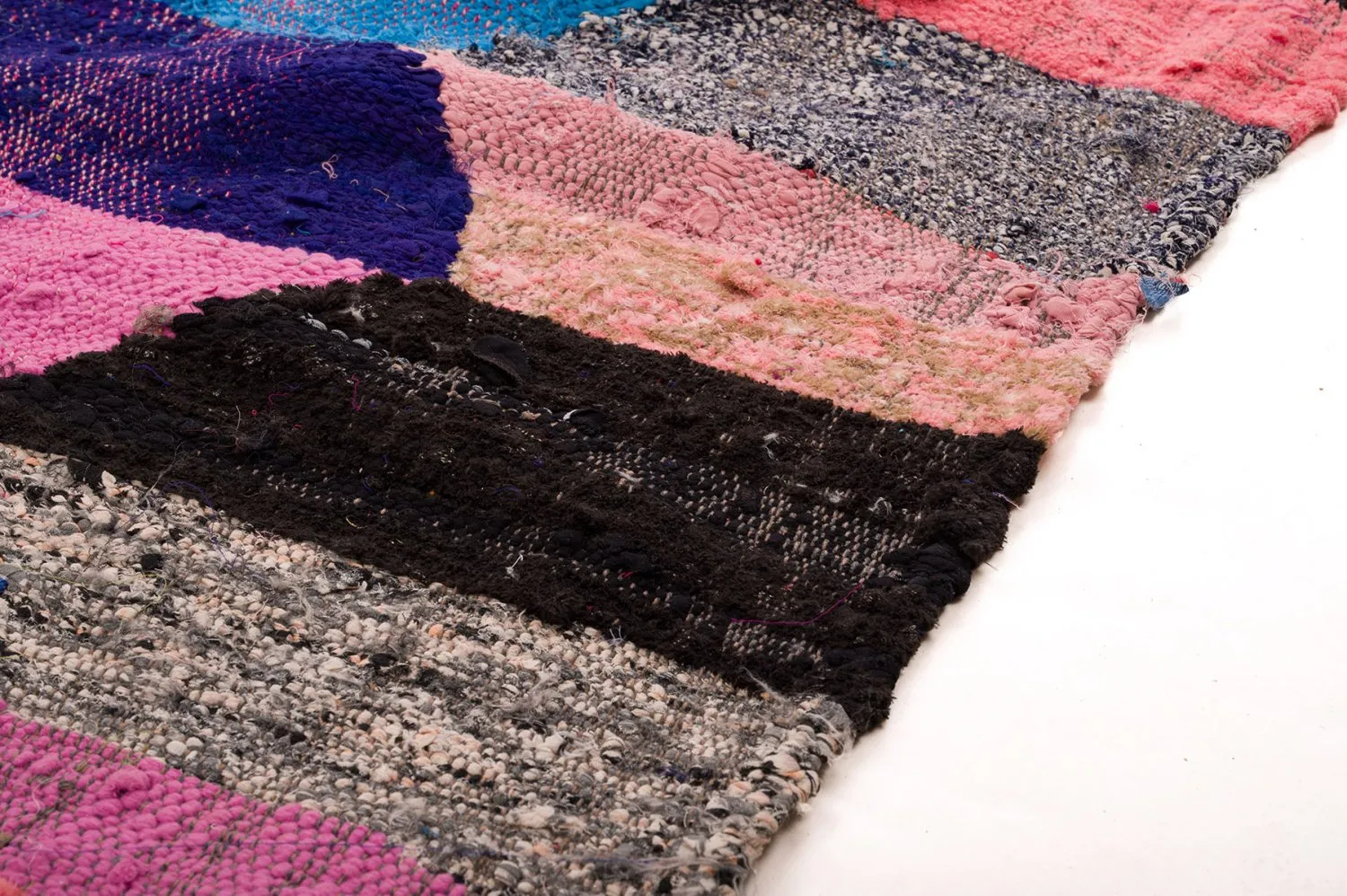 Marokkaanse Berber tapijt Boucherouite 150 x 305 cm