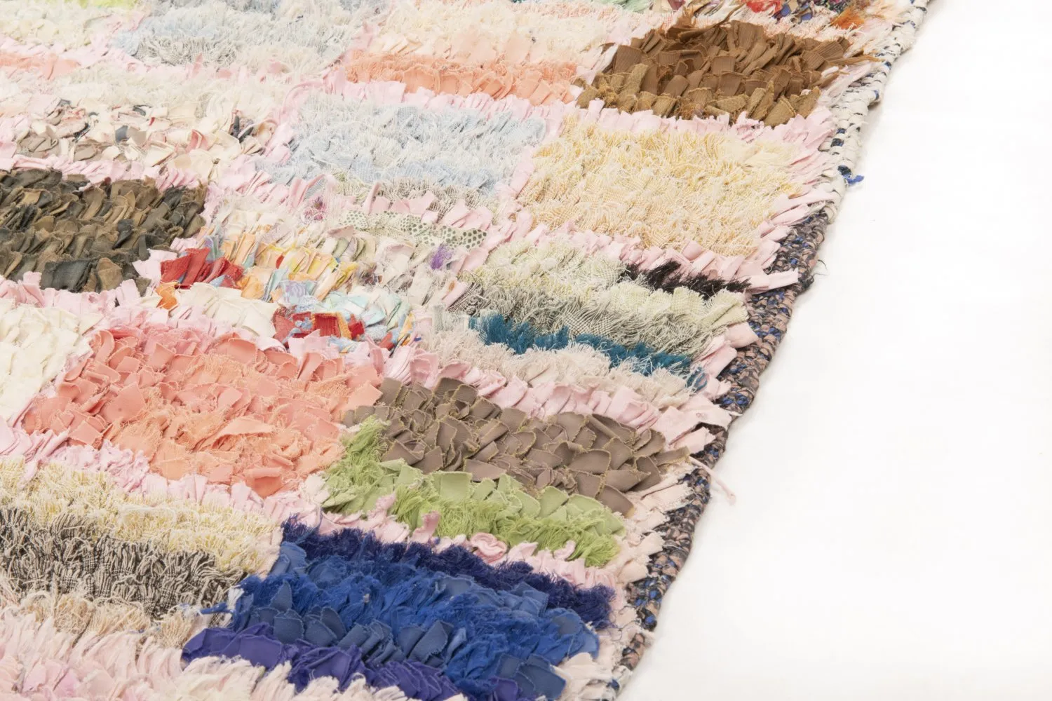 Marokkaanse Berber tapijt Boucherouite 170 x 115 cm