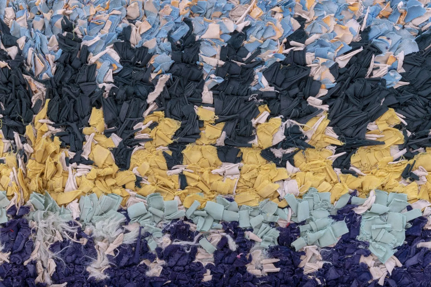 Marokkaanse Berber tapijt Boucherouite 230 x 125 cm