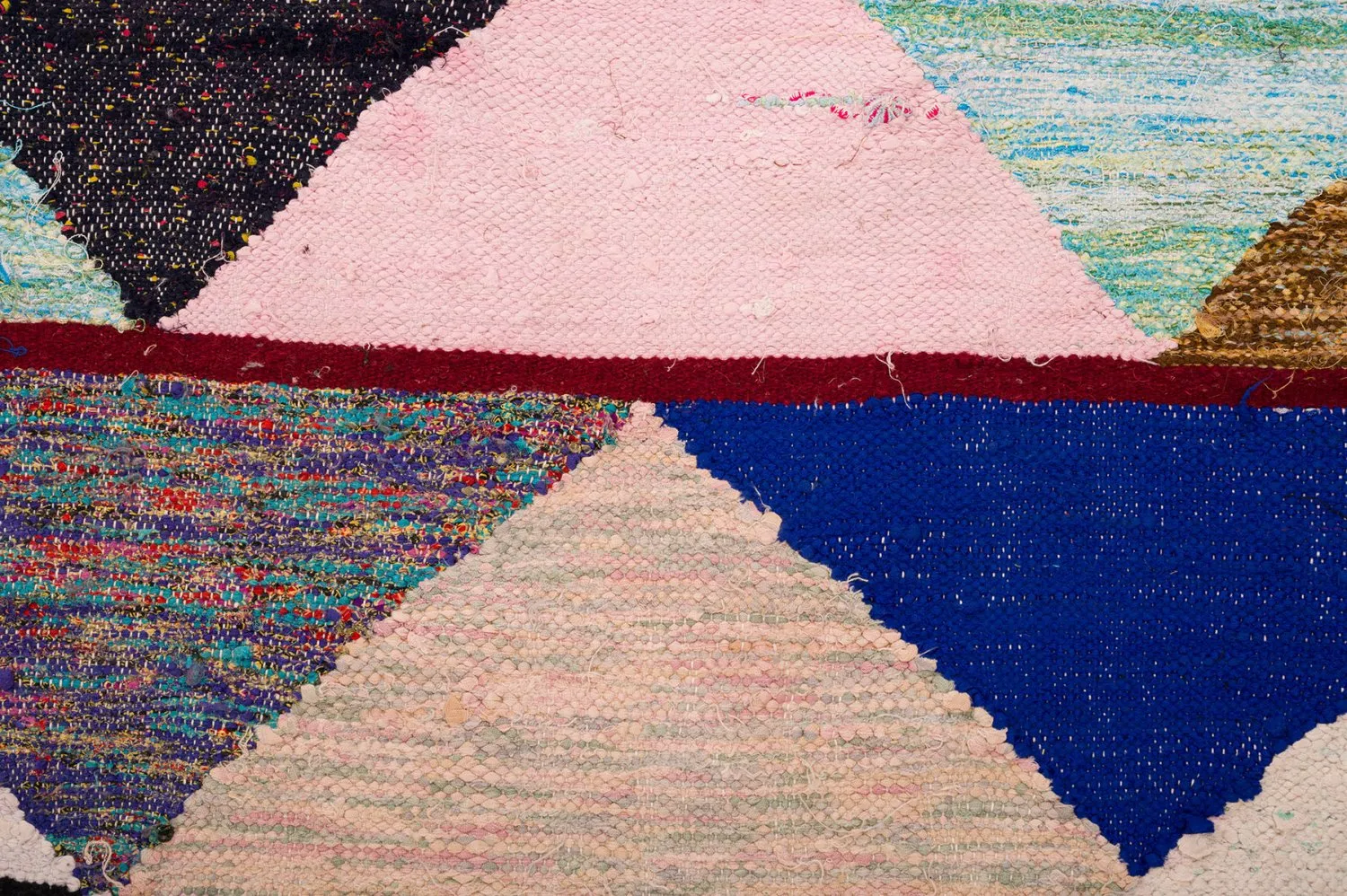 Marokkaanse Berber tapijt Boucherouite 145 x 220 cm