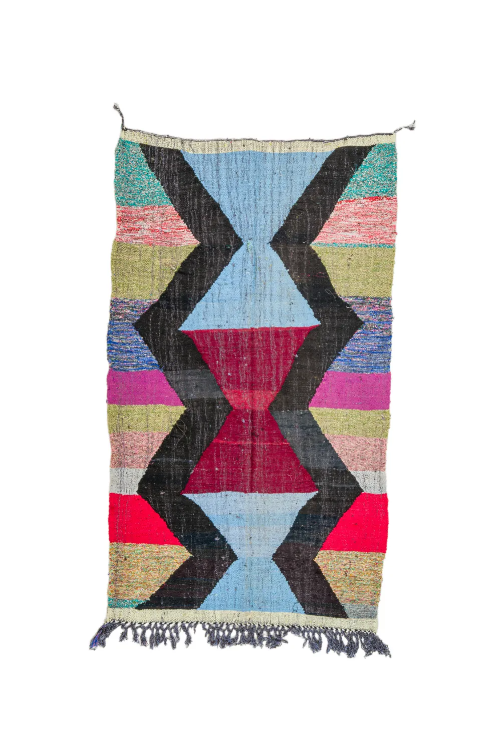 Marokkaanse Berber tapijt Boucherouite 135 x 240 cm