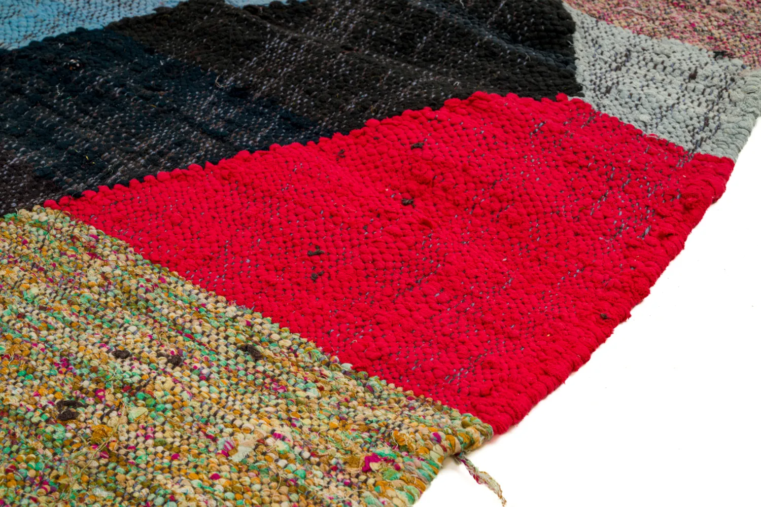 Marokkaanse Berber tapijt Boucherouite 135 x 240 cm