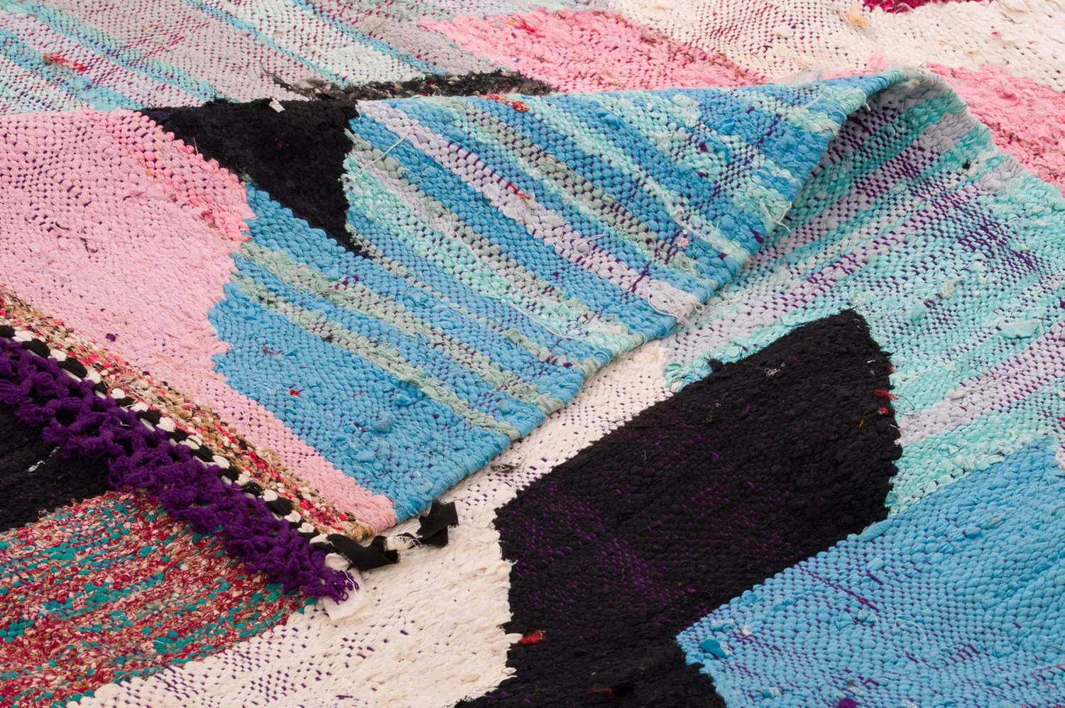 Marokkaanse Berber tapijt Boucherouite 150 x 310 cm