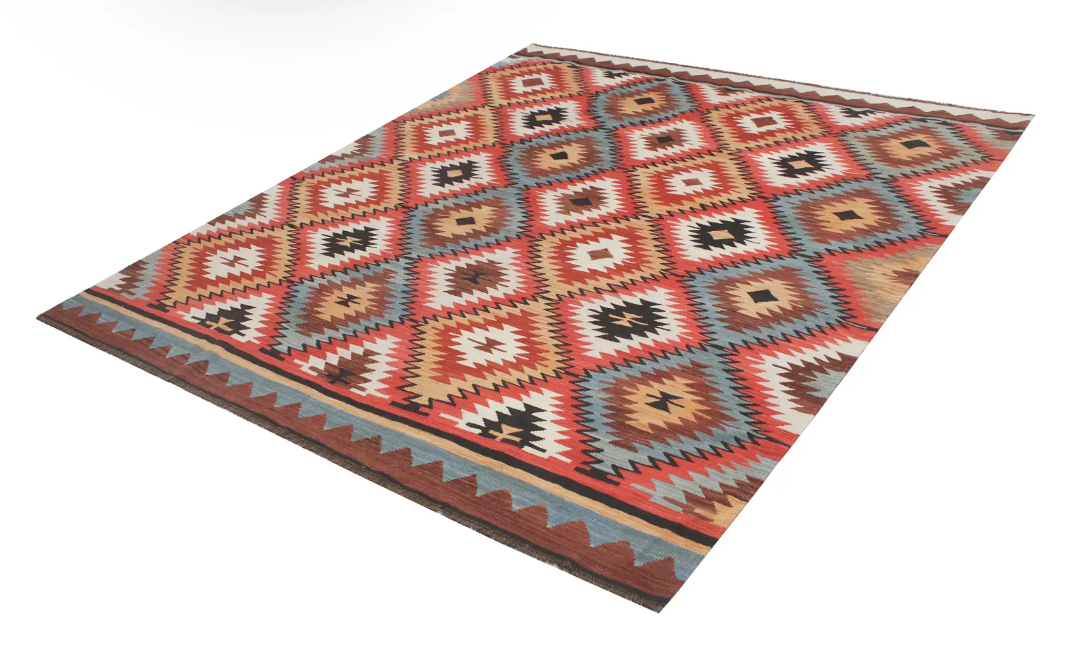Oosters Tapijt - Hazara Kelim Hand Woven - 247 x 288 cm