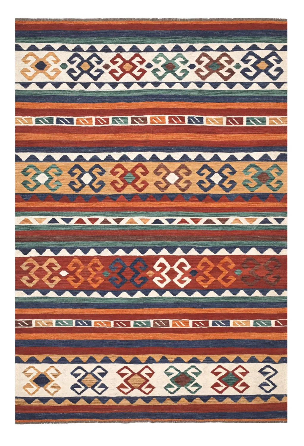 Oosters Tapijt - Hazara Kelim Hand Woven - 205 x 287 cm