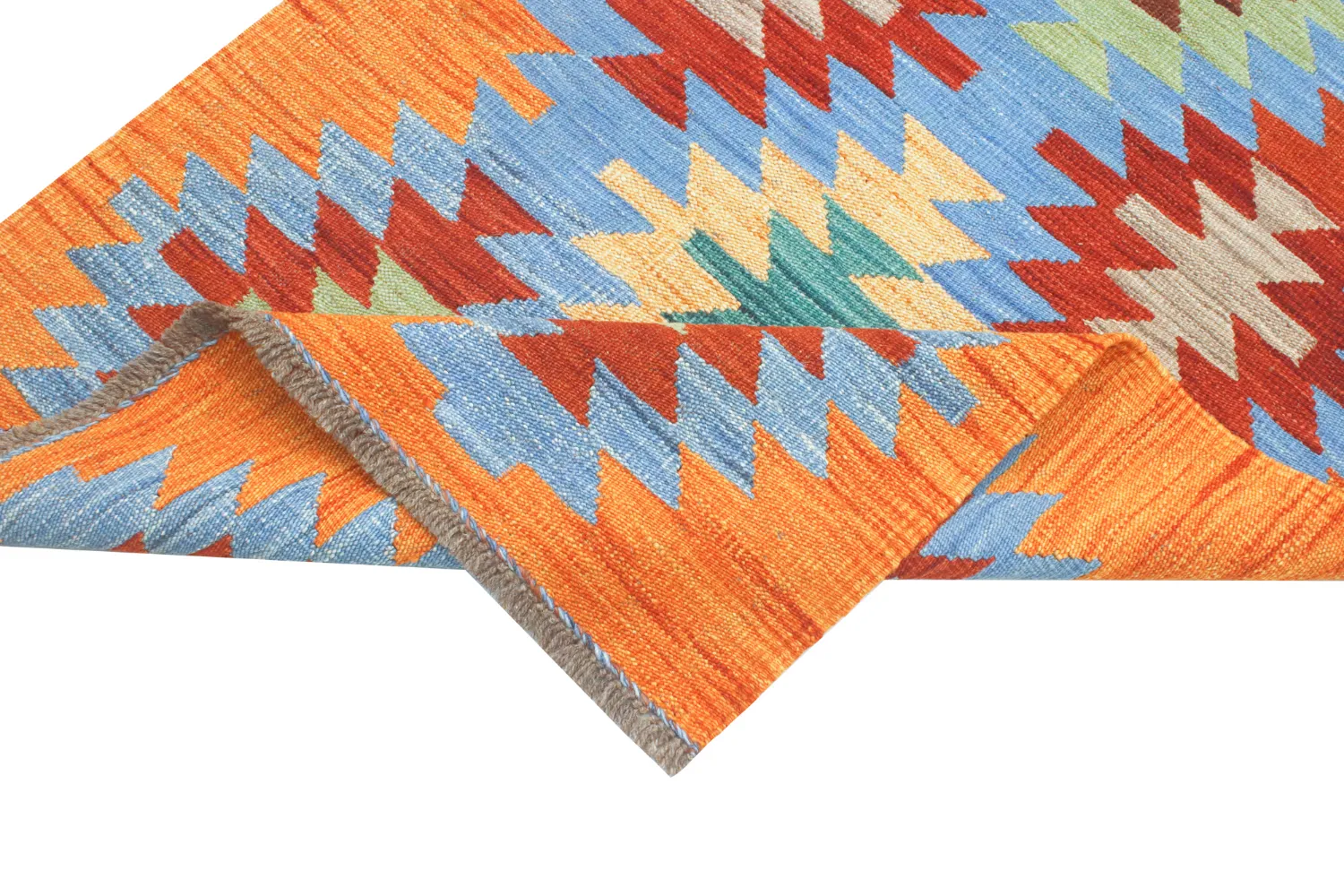 Oosters Tapijt - Hazara Kelim Hand Woven - 81 x 241 cm