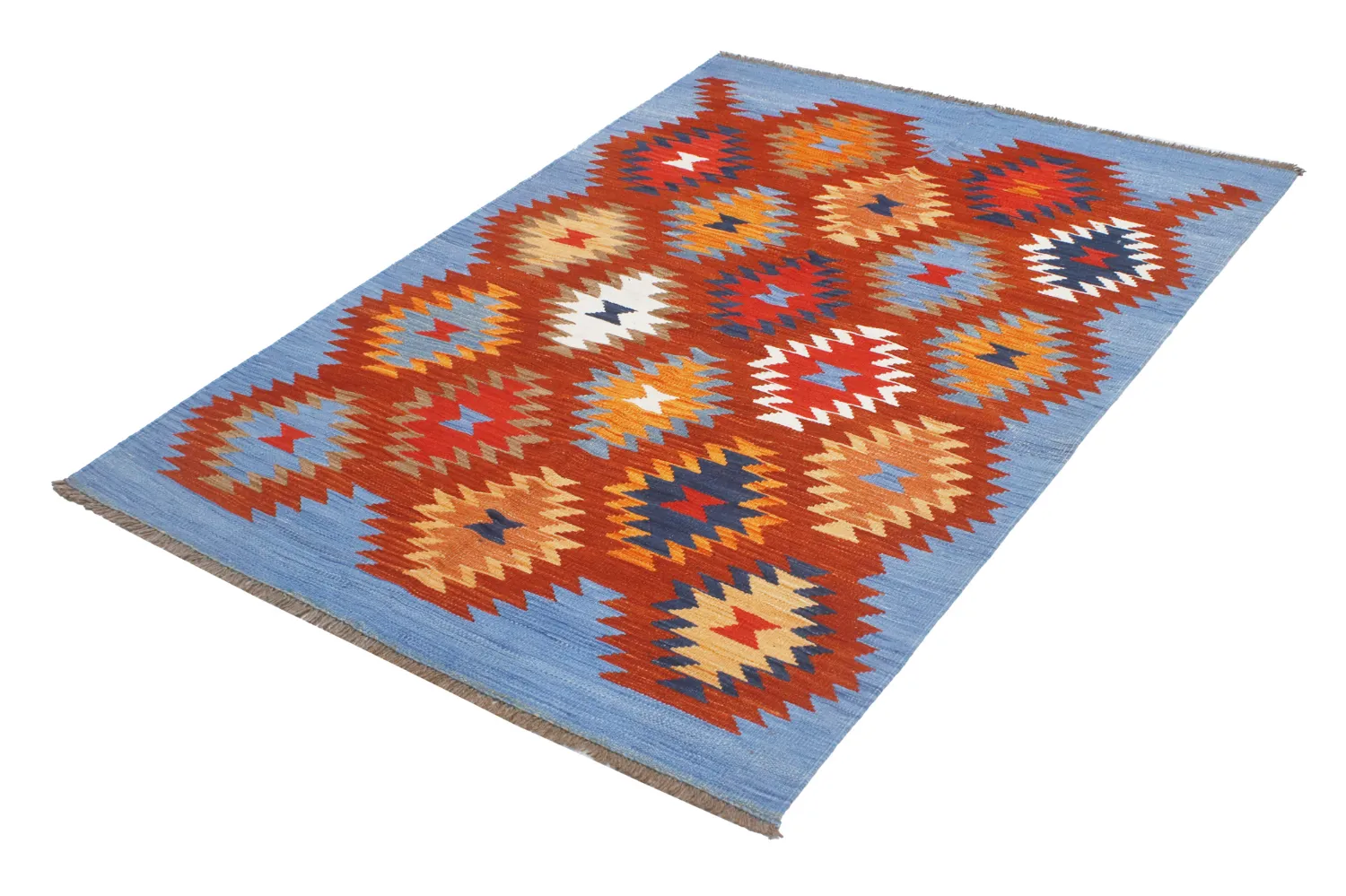 Oosters Tapijt - Hazara Kelim Hand Woven - 135 x 184 cm