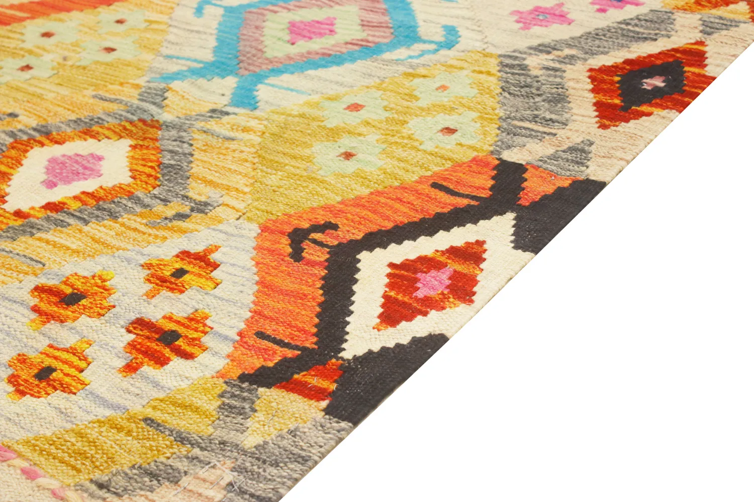 Oosters Tapijt - Vegi Kelim Hand Woven - 86 x 125 cm