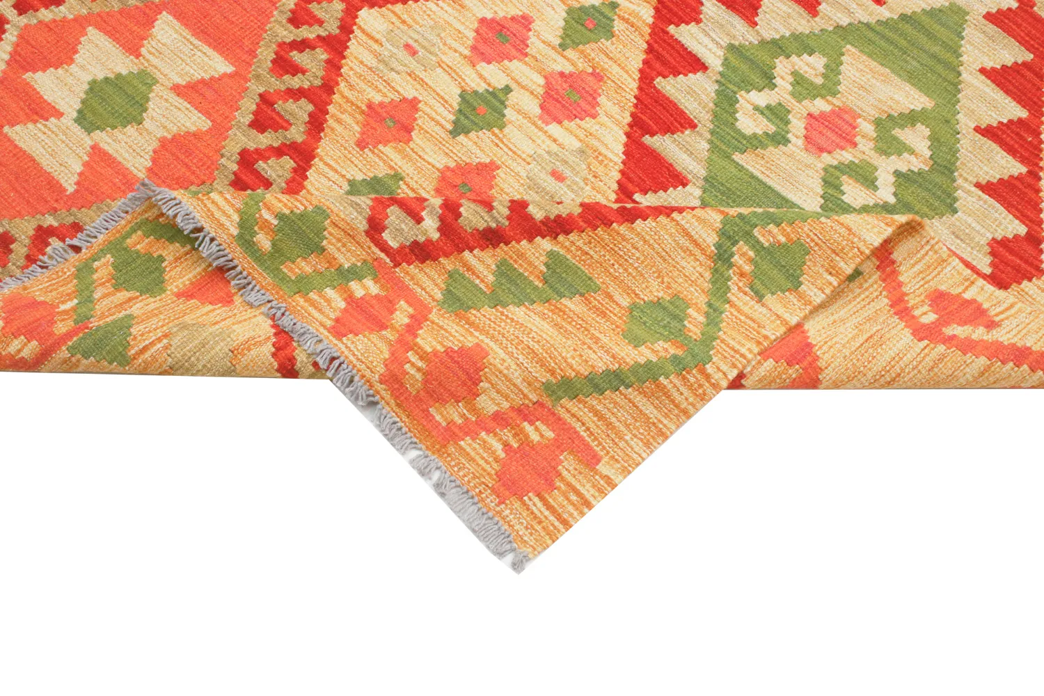 Oosters Tapijt - Vegi Kelim Hand Woven - 129 x 177 cm