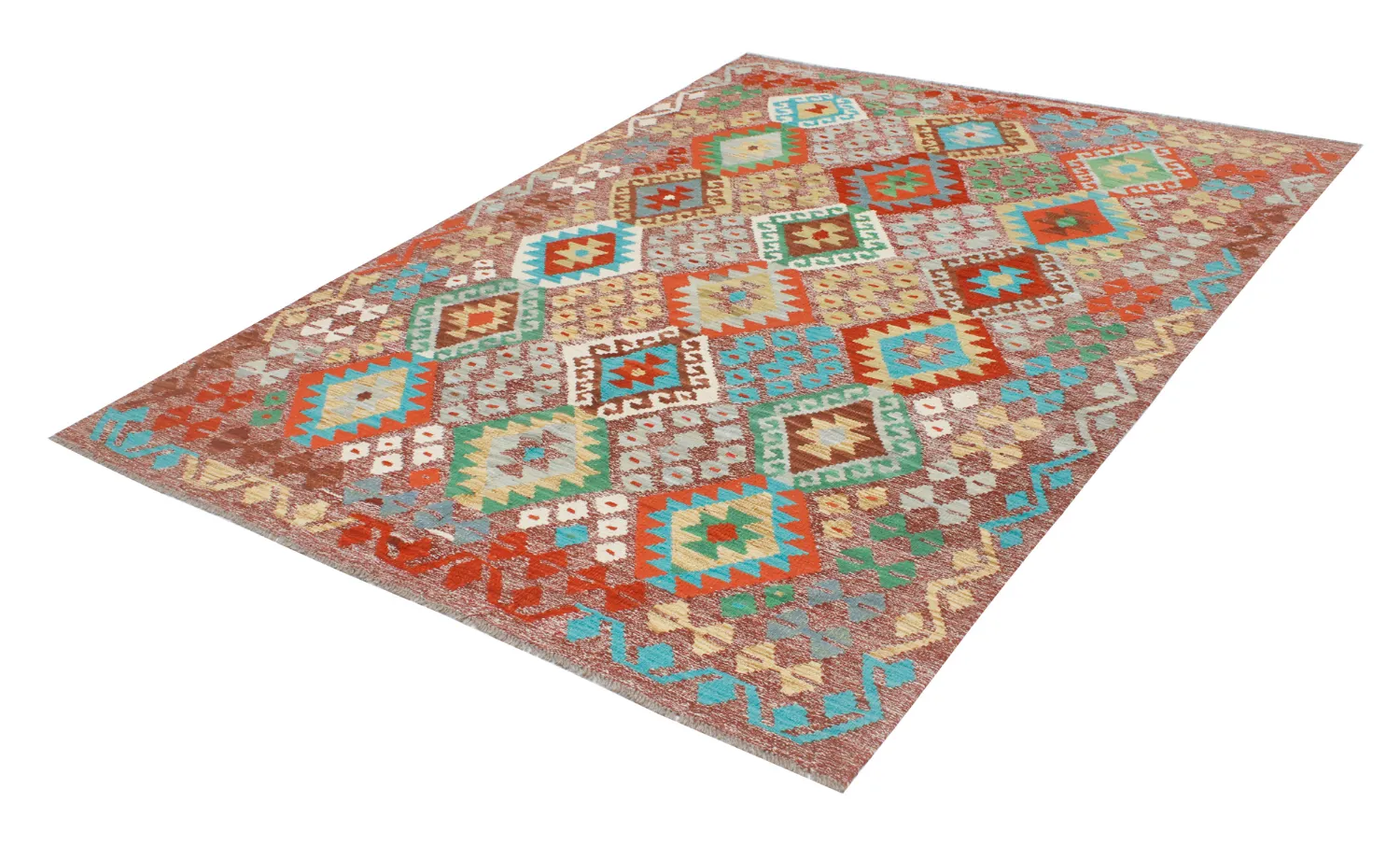 Oosters Tapijt - Vegi Kelim Hand Woven - 174 x 241 cm