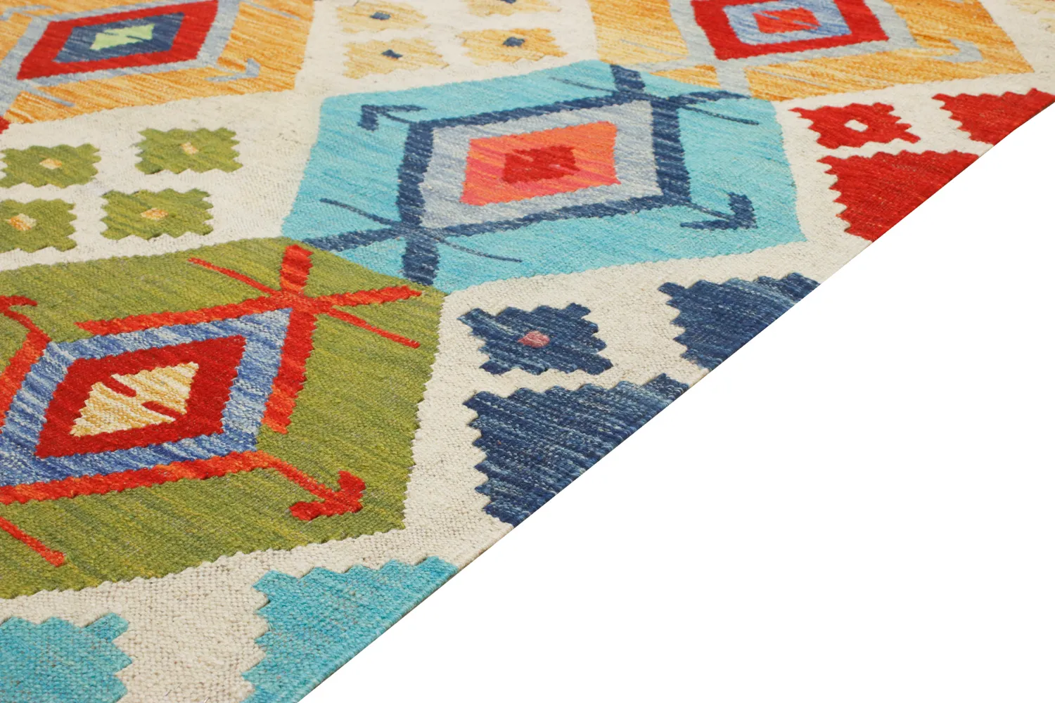 Oosters Tapijt - Vegi Kelim Hand Woven - 114 x 172 cm
