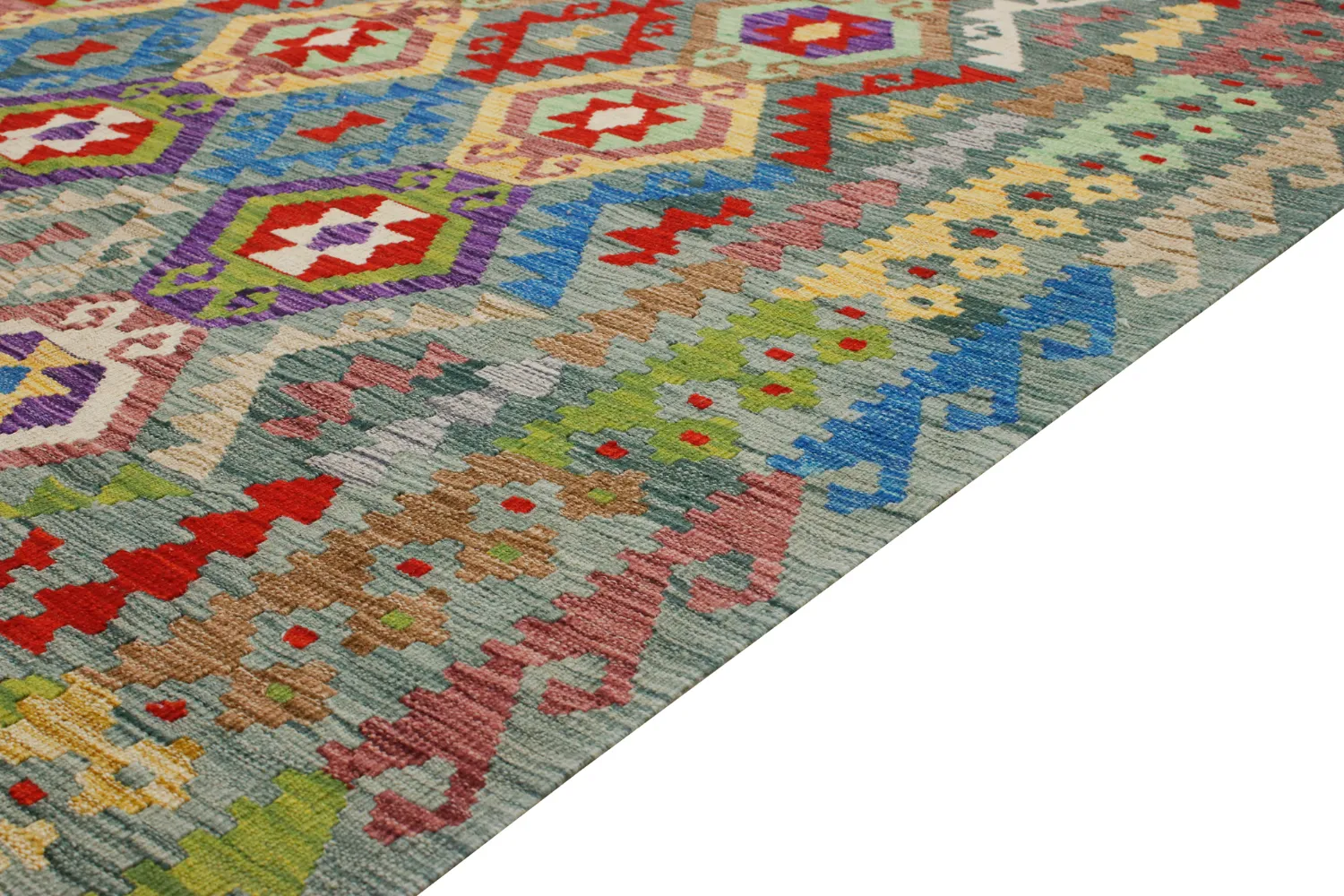 Oosters Tapijt - Vegi Kelim Hand Woven - 199 x 290 cm