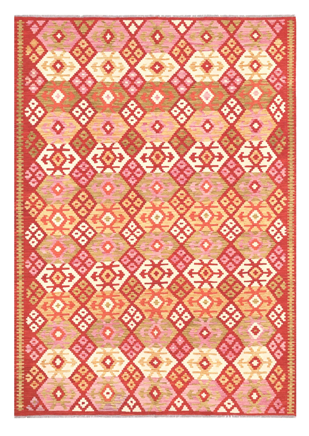 Oosters Tapijt - Vegi Kelim Hand Woven - 207 x 294 cm