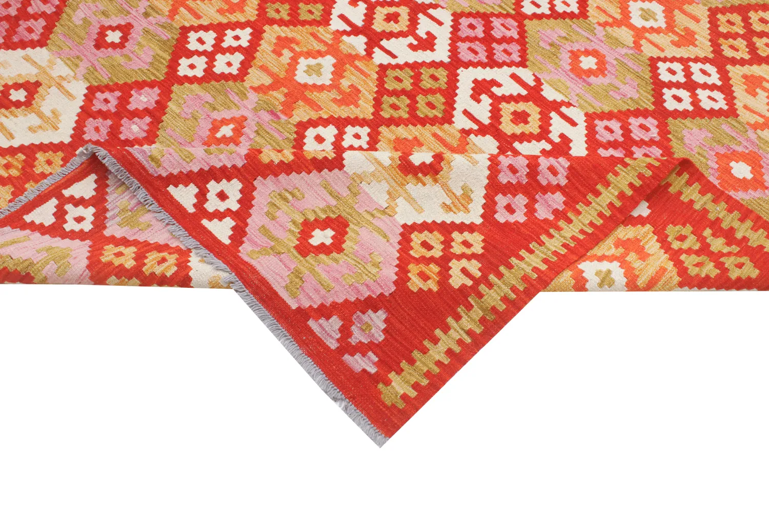 Oosters Tapijt - Vegi Kelim Hand Woven - 207 x 294 cm