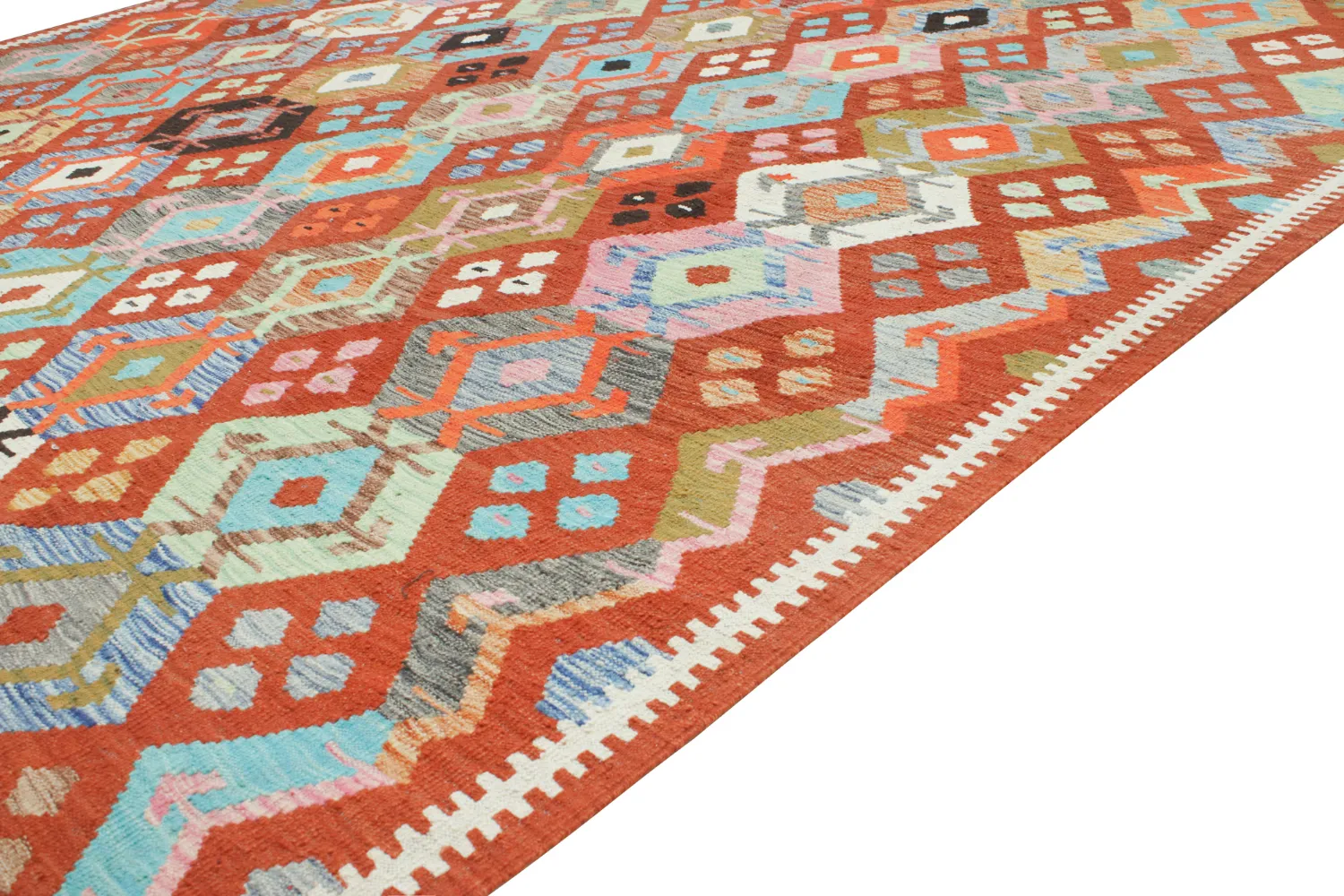 Oosters Tapijt - Vegi Kelim Hand Woven - 253 x 295 cm