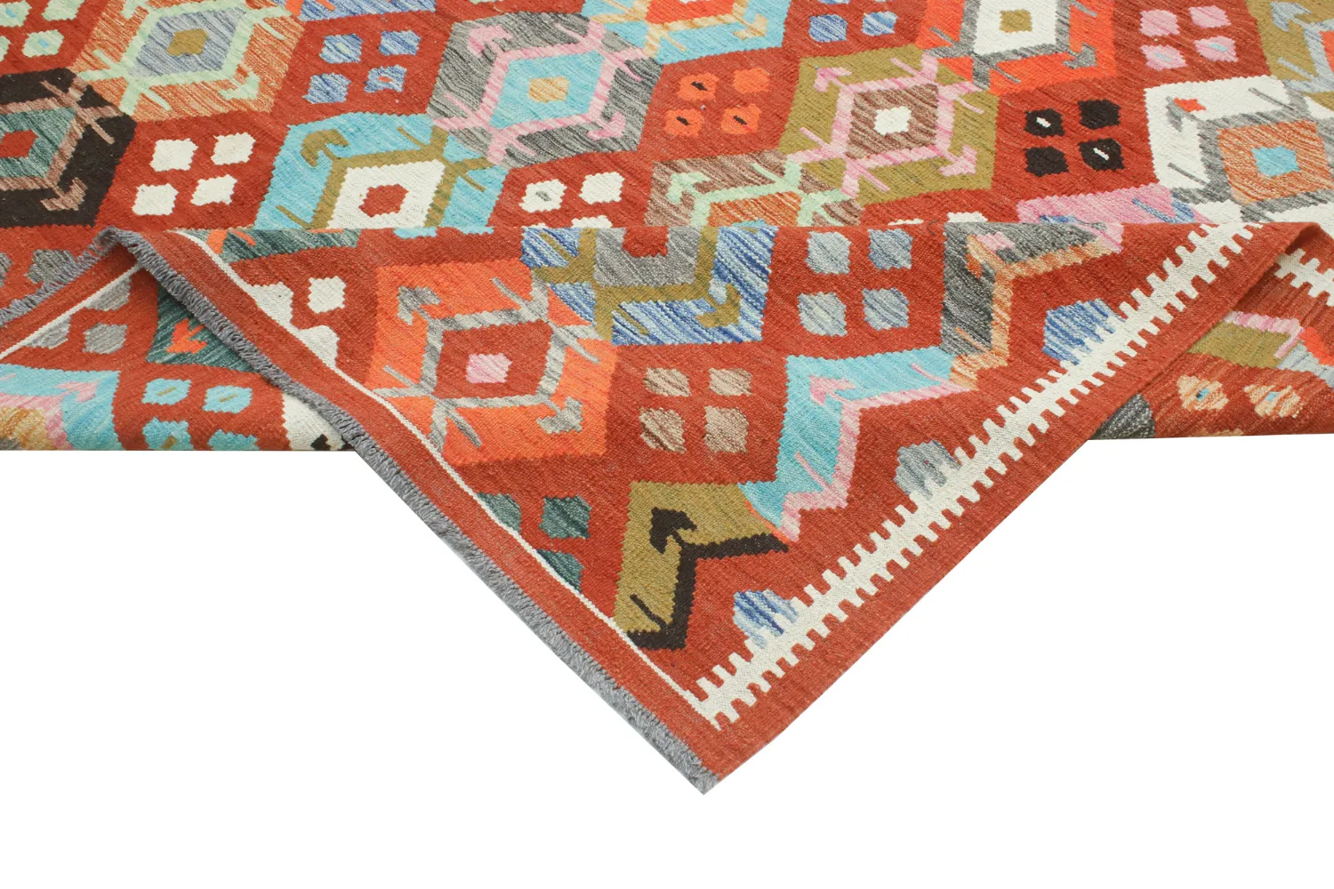 Oosters Tapijt - Vegi Kelim Hand Woven - 253 x 295 cm