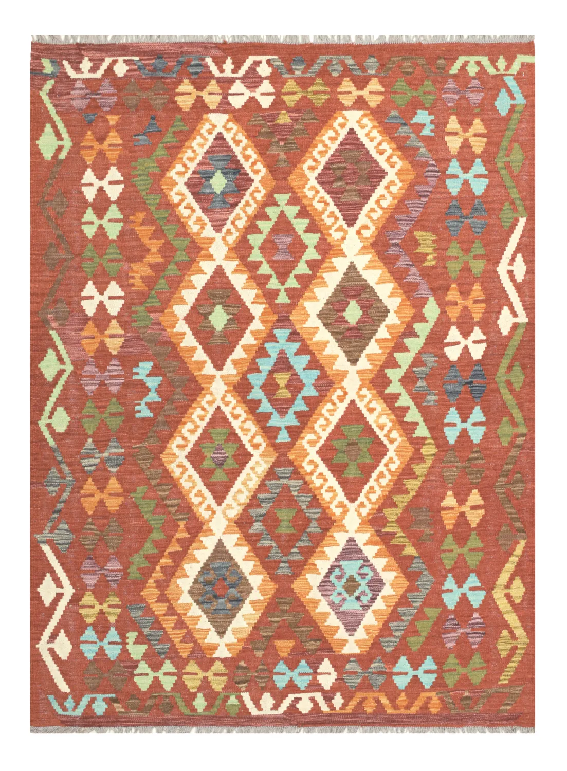 Oosters Tapijt - Vegi Kelim Hand Woven - 130 x 176 cm