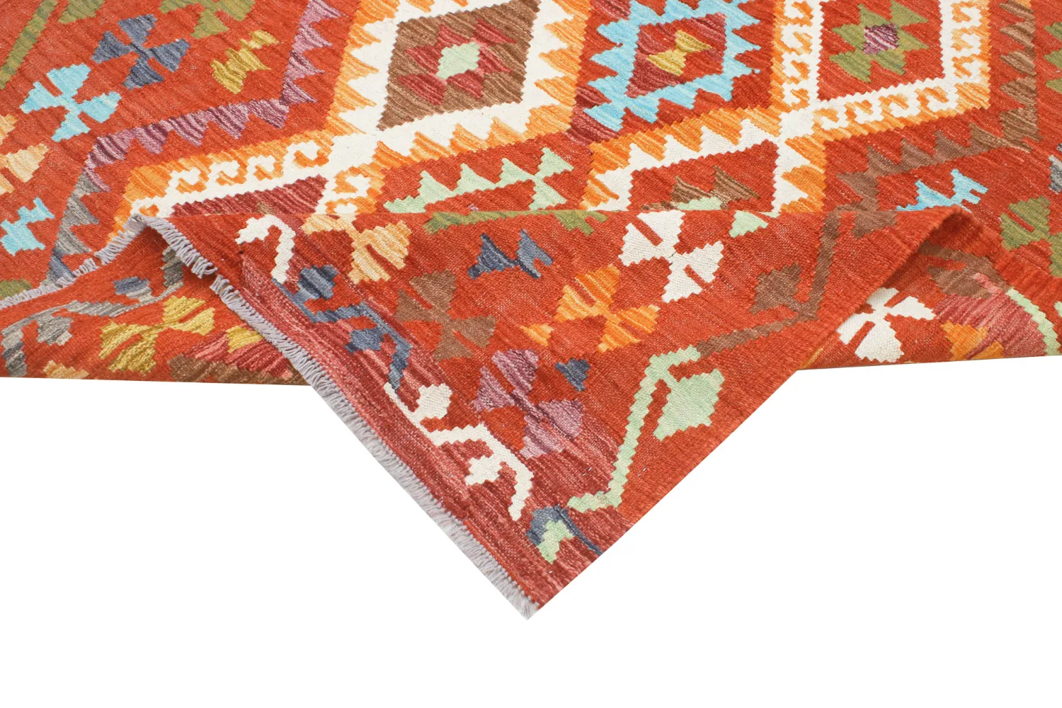 Oosters Tapijt - Vegi Kelim Hand Woven - 130 x 176 cm