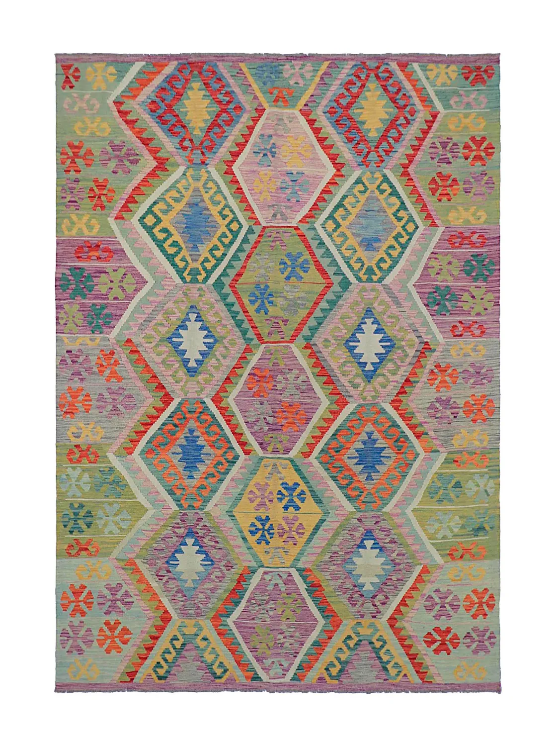 Oosters Tapijt - Vegi Kelim Hand Woven - 200 x 293 cm