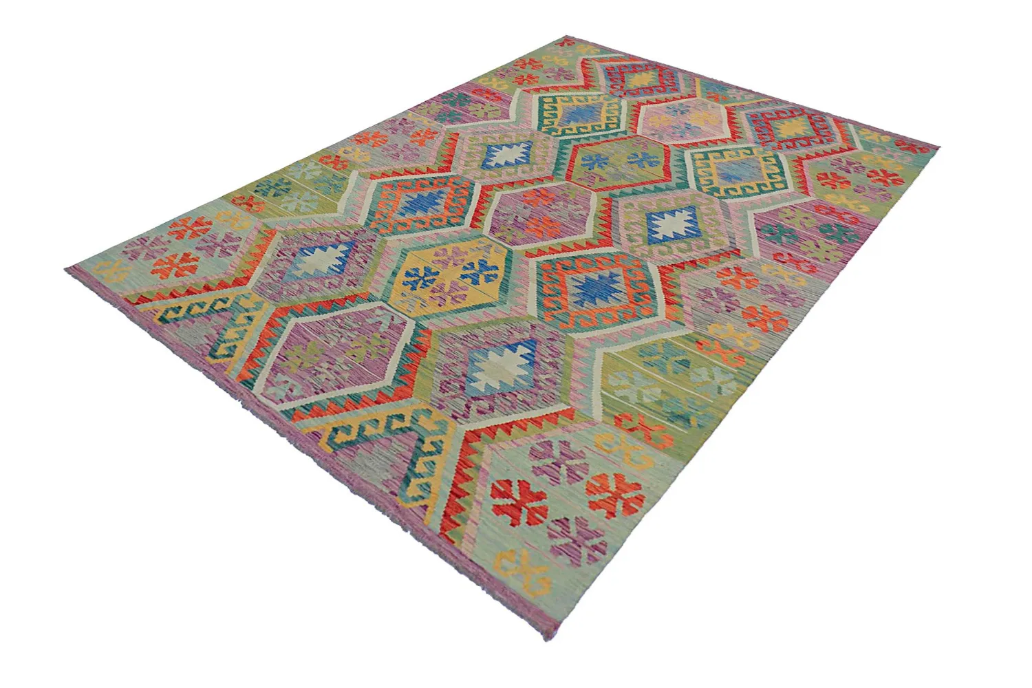 Oosters Tapijt - Vegi Kelim Hand Woven - 200 x 293 cm