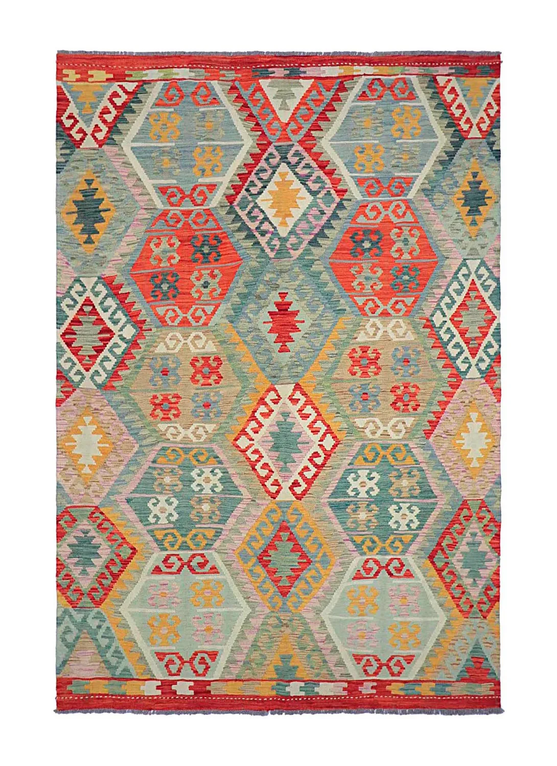 Oosters Tapijt - Vegi Kelim Hand Woven - 171 x 253 cm