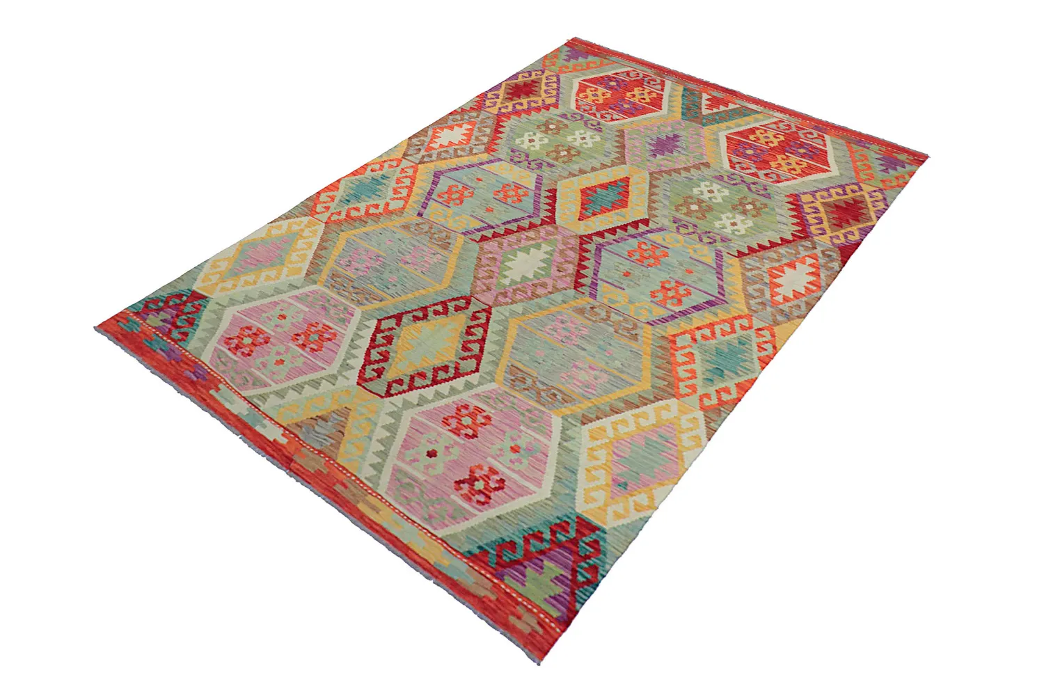 Oosters Tapijt - Vegi Kelim Hand Woven - 172 x 256 cm