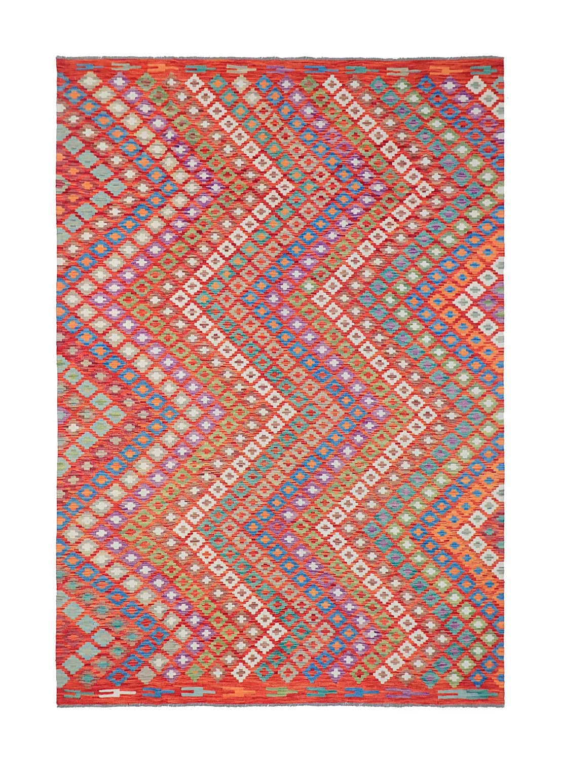 Oosters Tapijt - Vegi Kelim Hand Woven - 207 x 301 cm