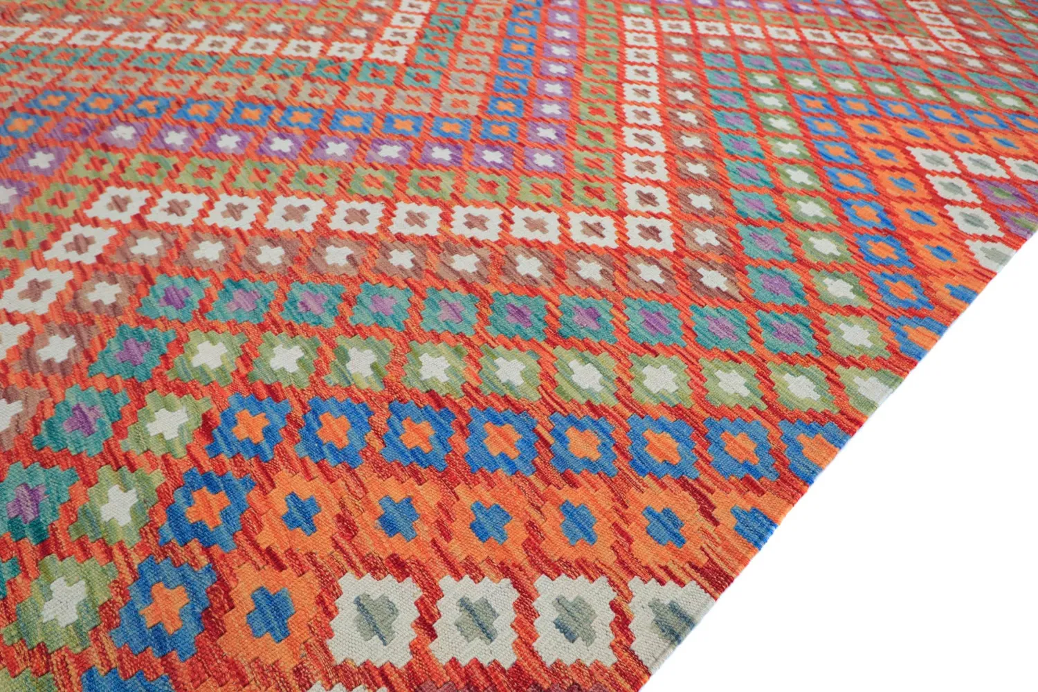 Oosters Tapijt - Vegi Kelim Hand Woven - 207 x 301 cm
