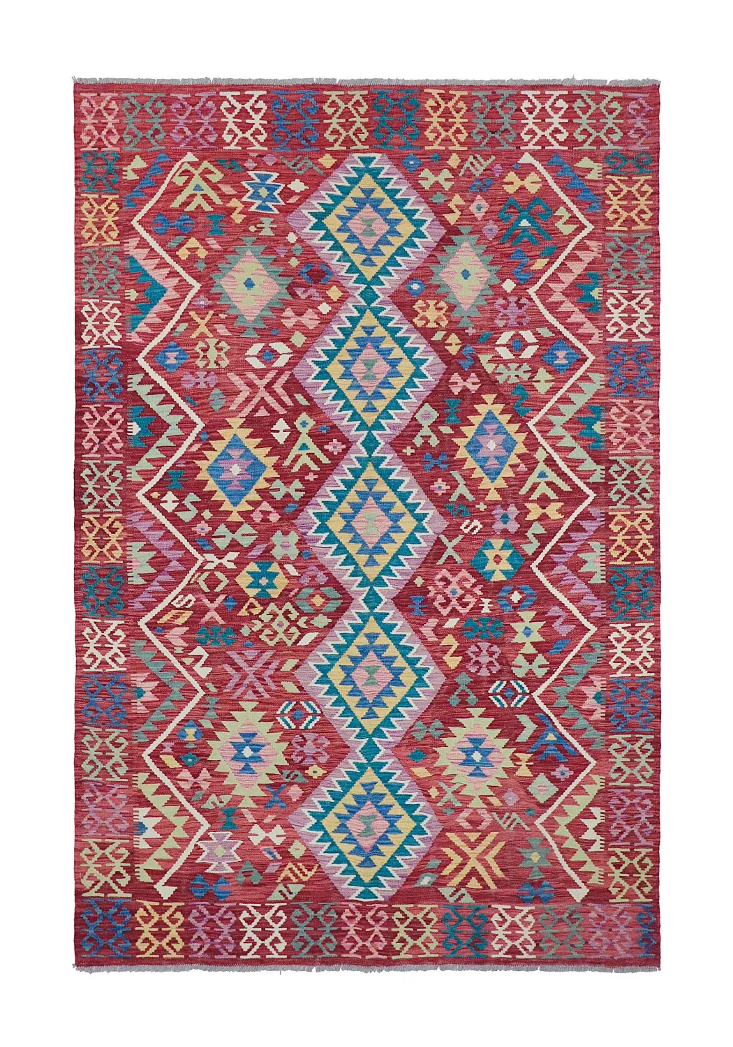 Oosters Tapijt - Vegi Kelim Hand Woven - 161 x 243 cm