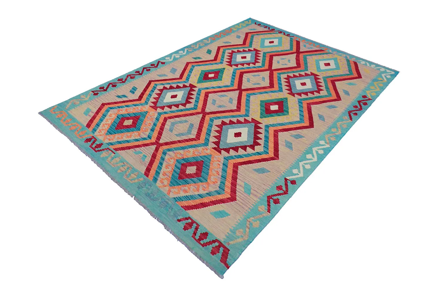 Oosters Tapijt - Vegi Kelim Hand Woven - 175 x 247 cm