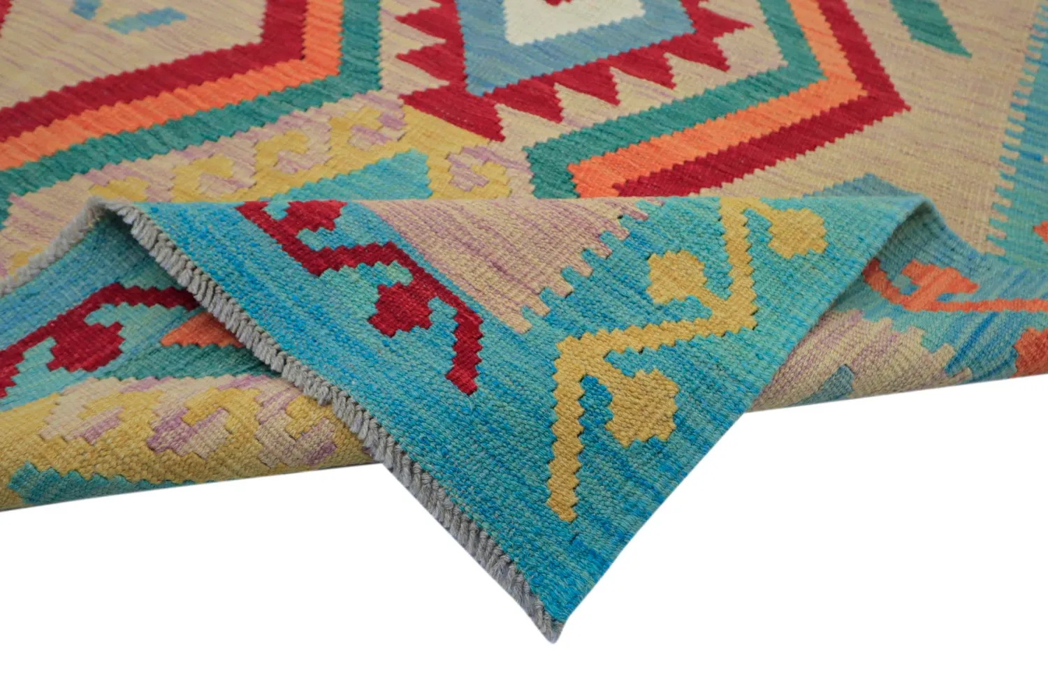 Oosters Tapijt - Vegi Kelim Hand Woven - 175 x 247 cm
