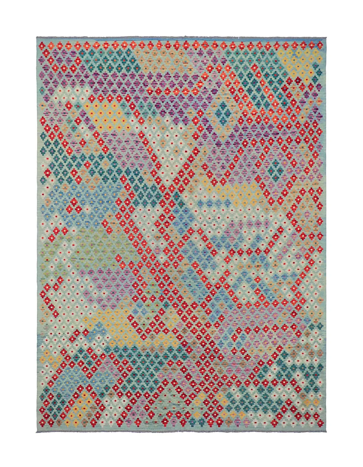 Oosters Tapijt - Vegi Kelim Hand Woven - 211 x 288 cm