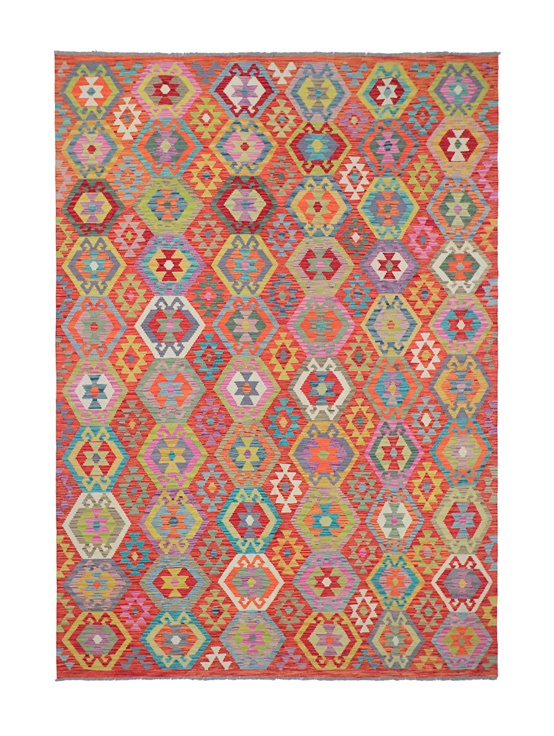 Oosters Tapijt - Vegi Kelim Hand Woven - 203 x 296 cm