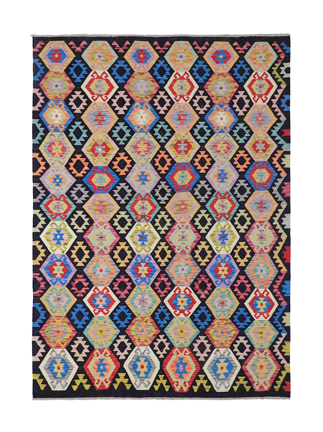 Oosters Tapijt - Vegi Kelim Hand Woven - 204 x 294 cm