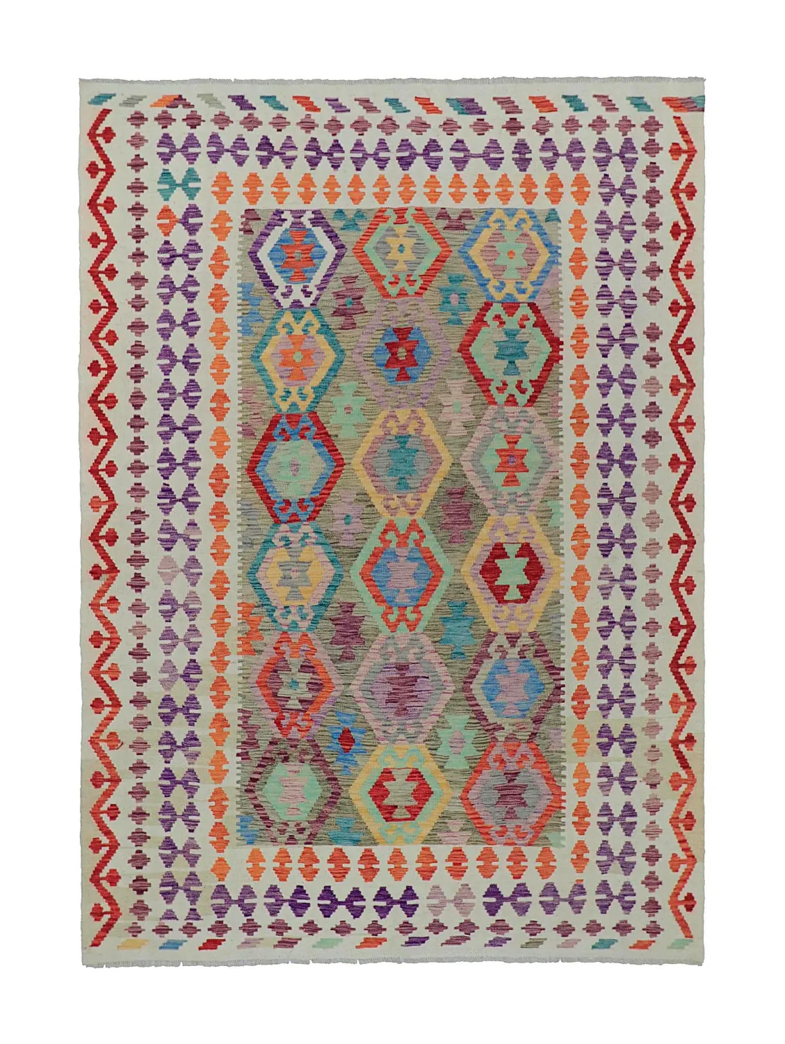 Oosters Tapijt - Vegi Kelim Hand Woven - 175 x 245 cm