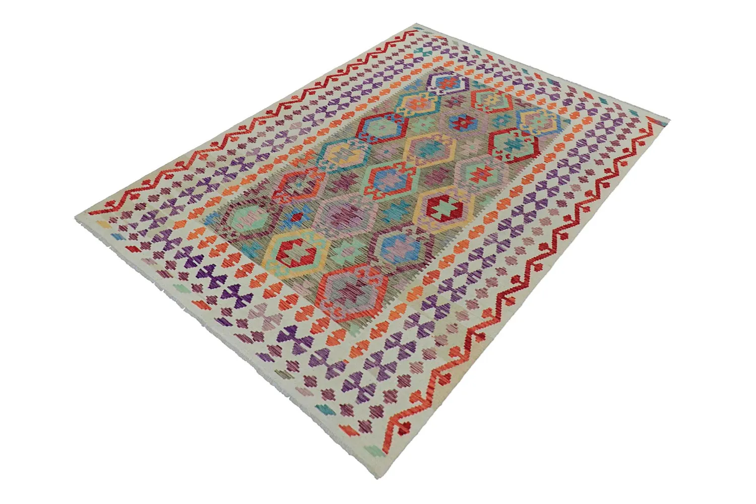 Oosters Tapijt - Vegi Kelim Hand Woven - 175 x 245 cm