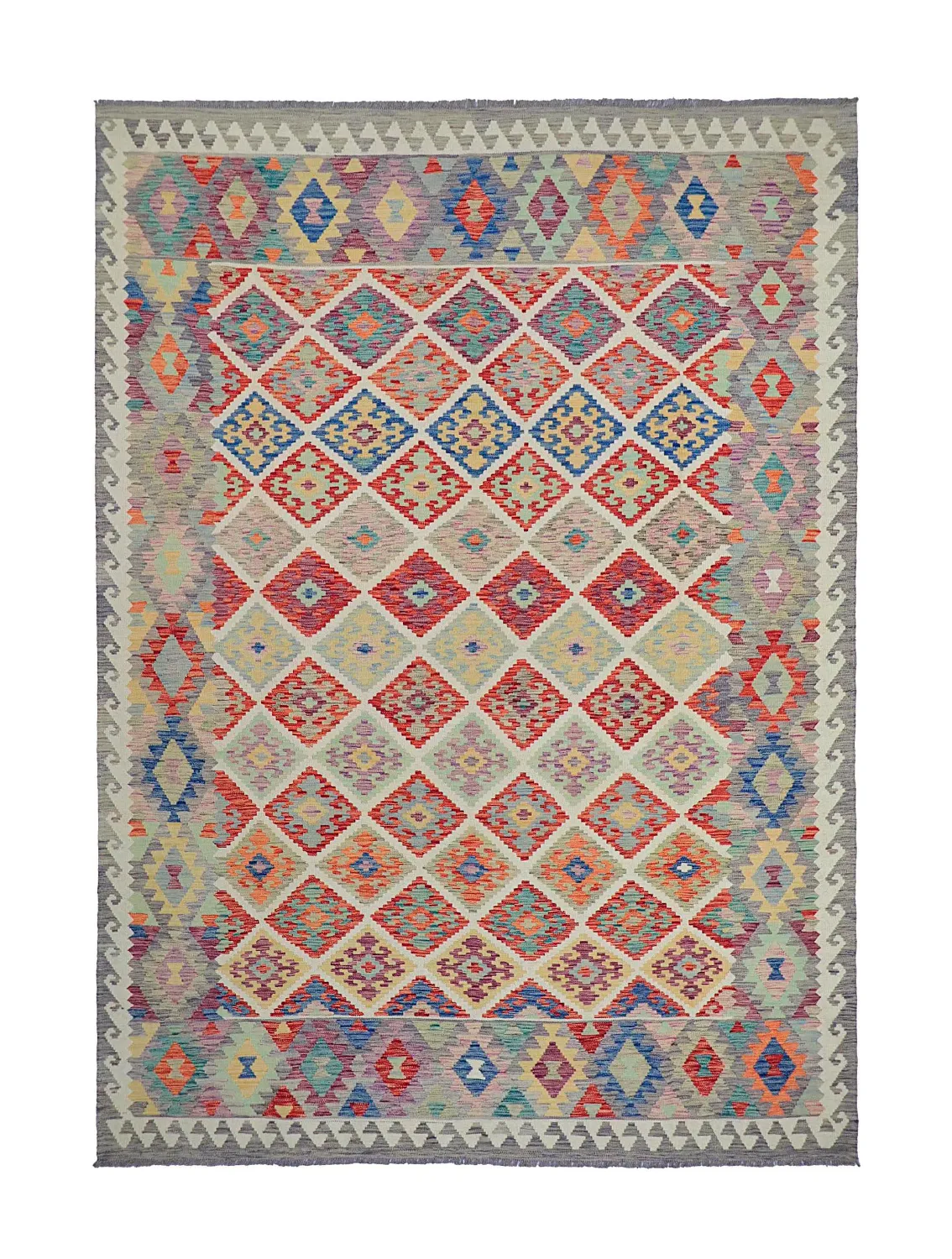 Oosters Tapijt - Vegi Kelim Hand Woven - 207 x 291 cm