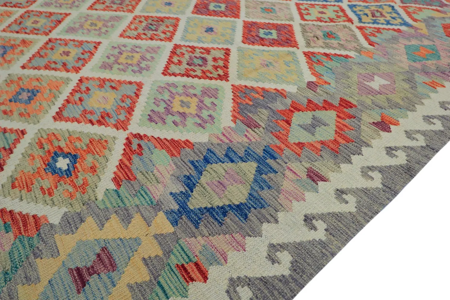 Oosters Tapijt - Vegi Kelim Hand Woven - 207 x 291 cm
