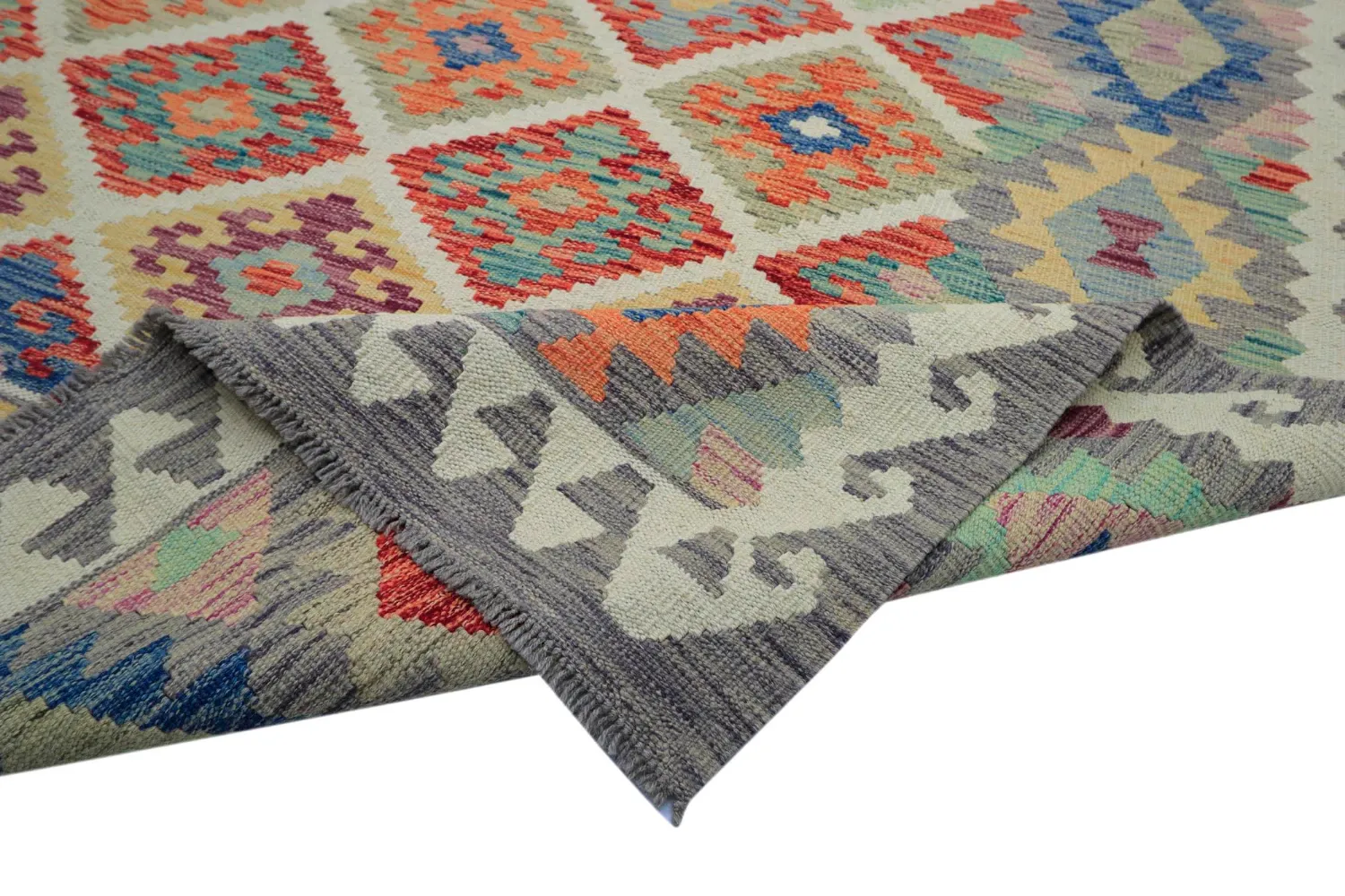 Oosters Tapijt - Vegi Kelim Hand Woven - 207 x 291 cm