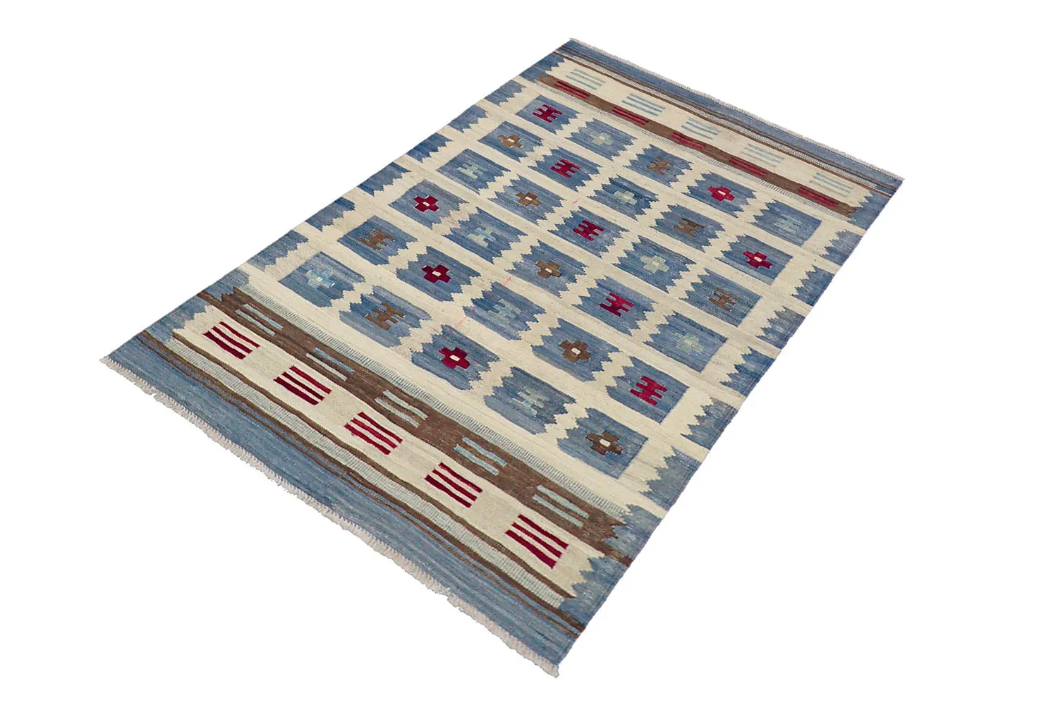Oosters Tapijt - Vegi Kelim Hand Woven - 98 x 151 cm
