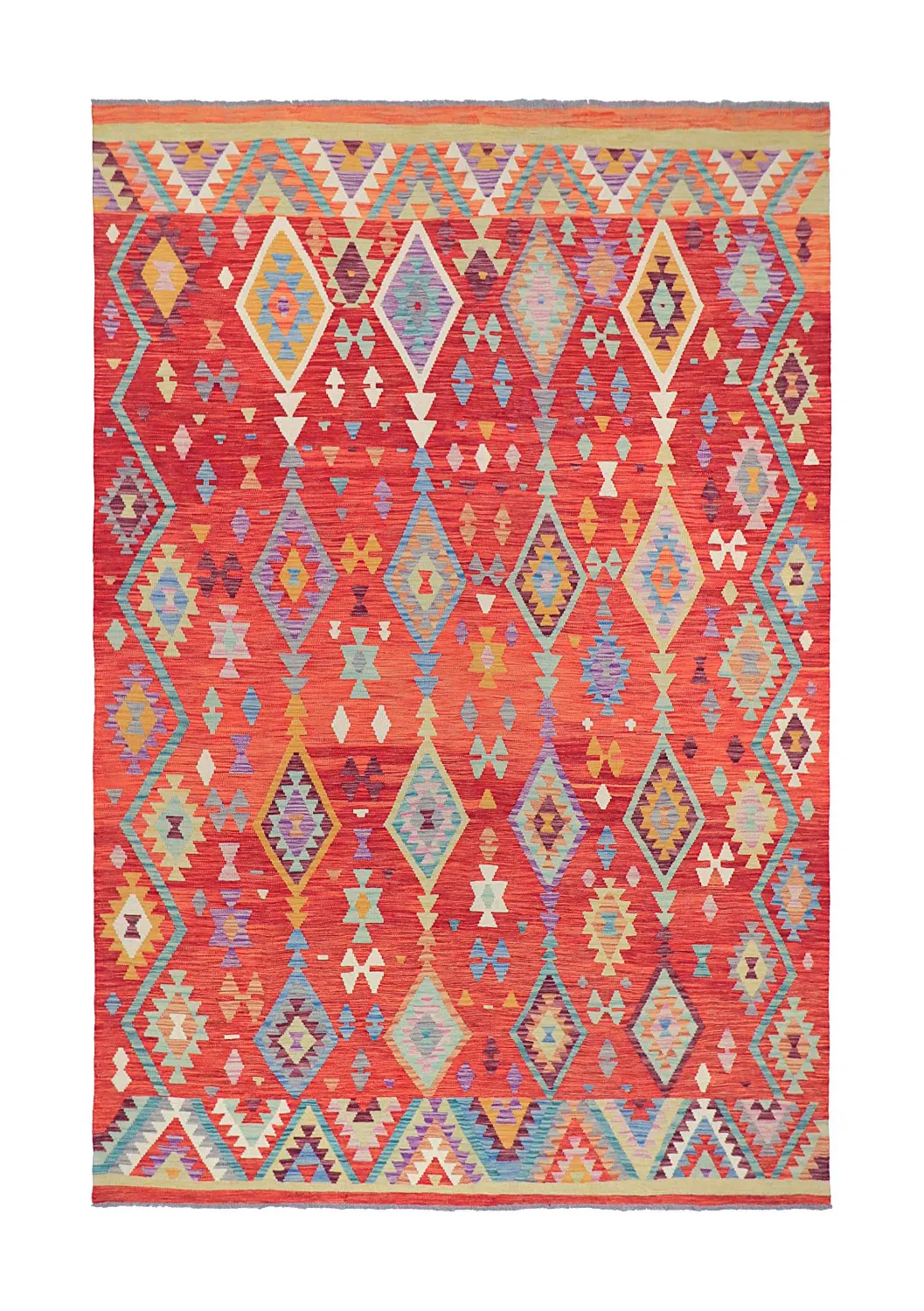 Oosters Tapijt - Vegi Kelim Hand Woven - 203 x 299 cm