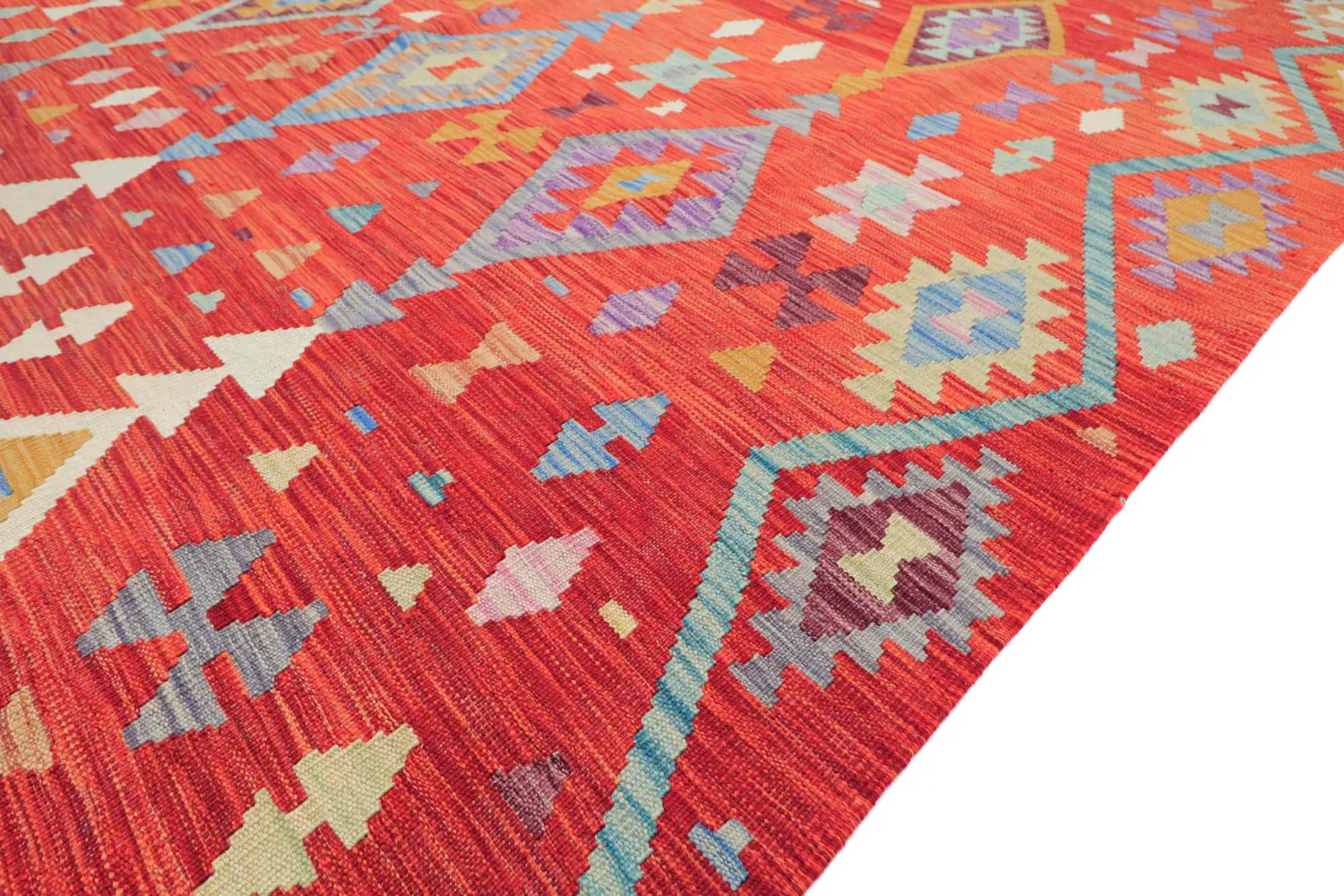 Oosters Tapijt - Vegi Kelim Hand Woven - 203 x 299 cm
