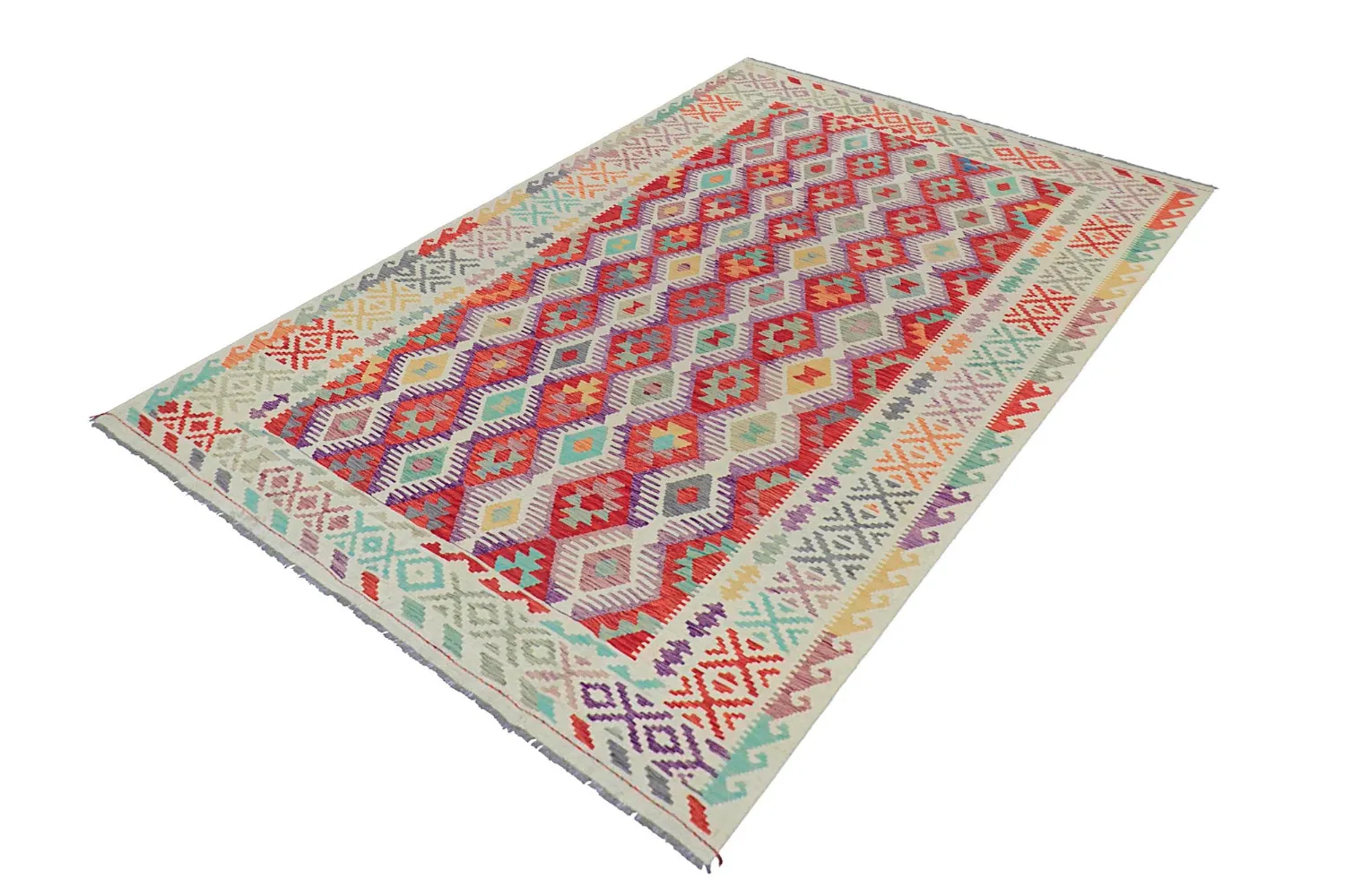 Oosters Tapijt - Vegi Kelim Hand Woven - 200 x 295 cm