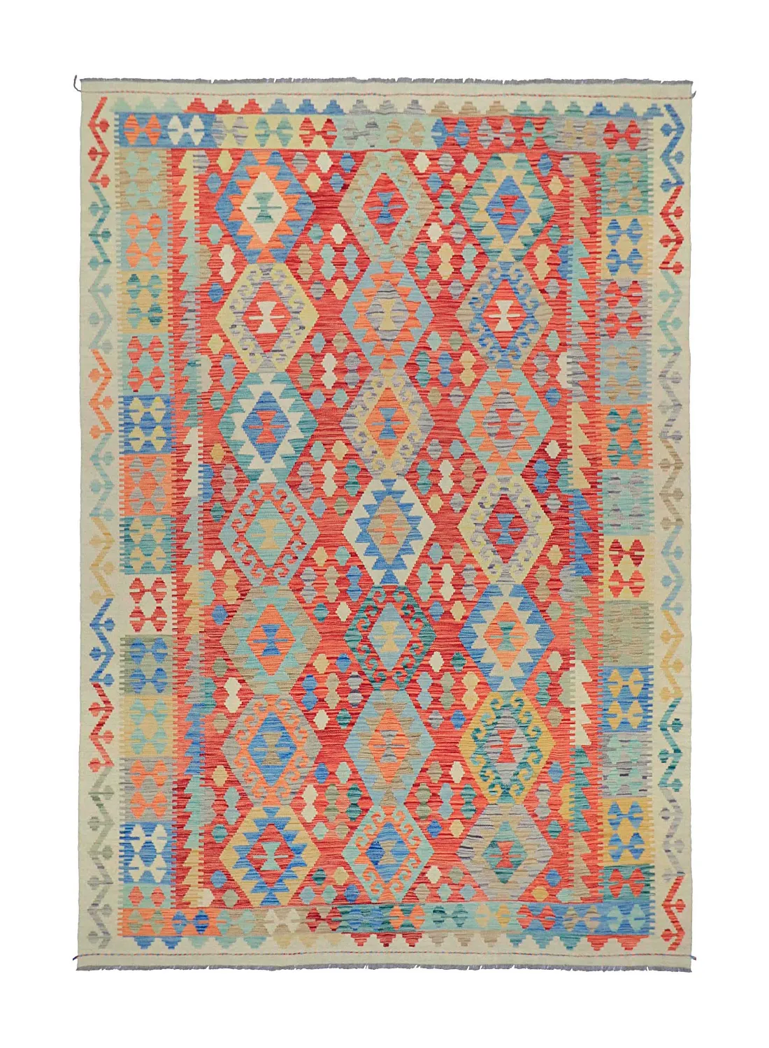 Oosters Tapijt - Vegi Kelim Hand Woven - 202 x 294 cm
