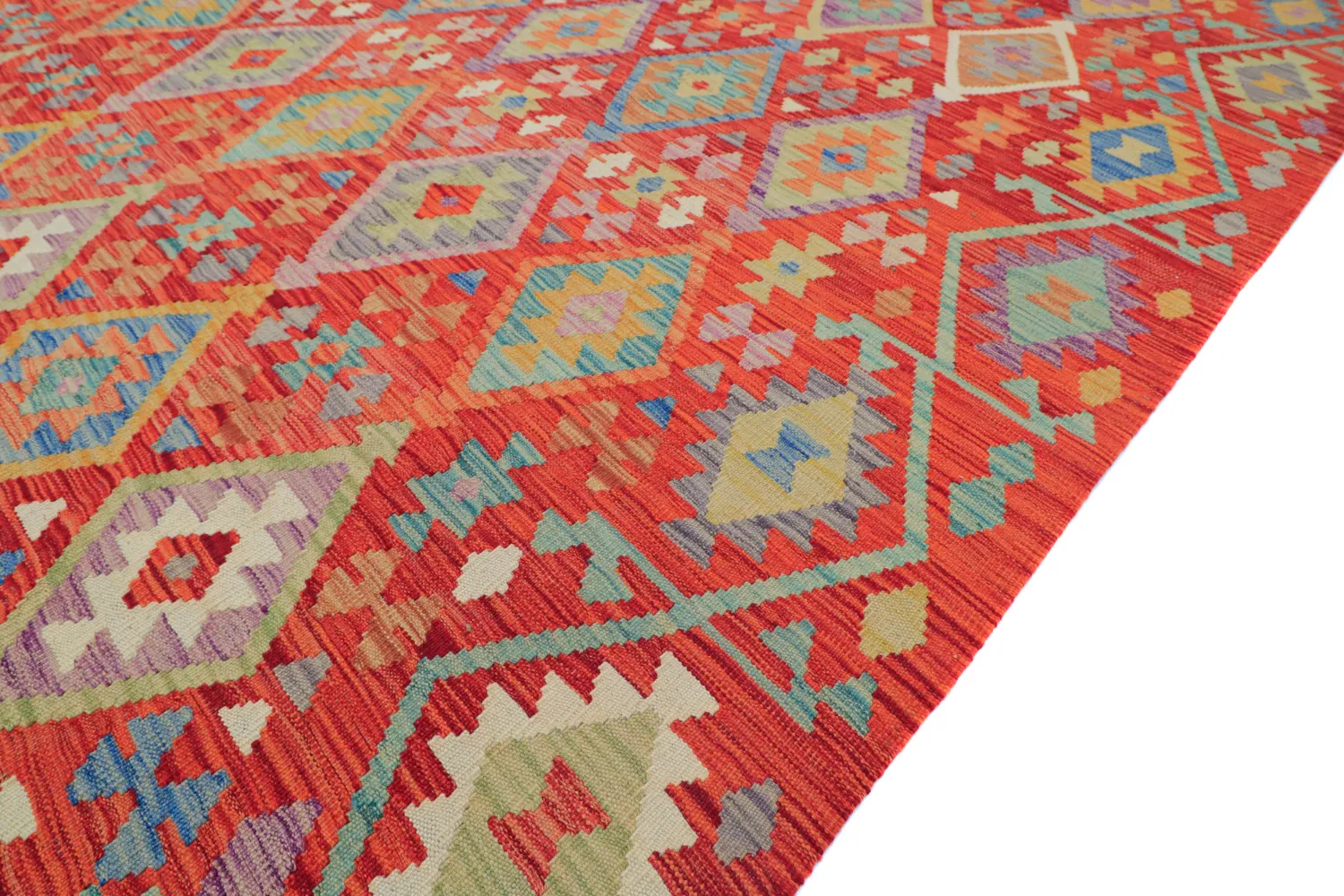 Oosters Tapijt - Vegi Kelim Hand Woven - 303 x 491 cm