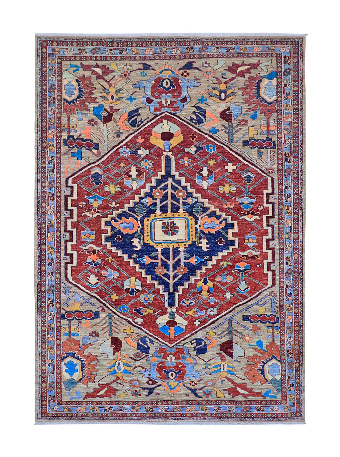 Oosters Tapijt - Chaman Rug Hand Knotted - 199 x 291 cm