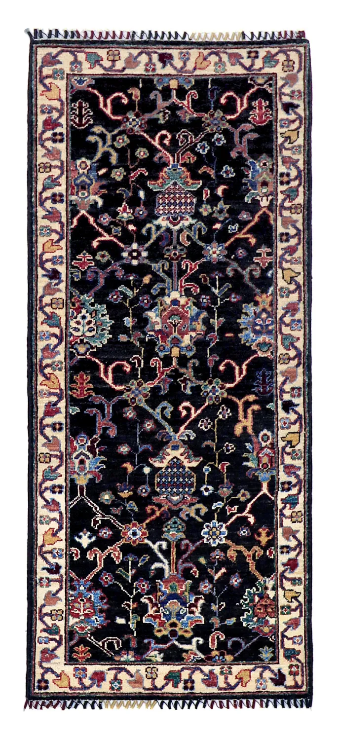 Oosters Tapijt - Chaman Rug Hand Knotted - 63 x 150 cm
